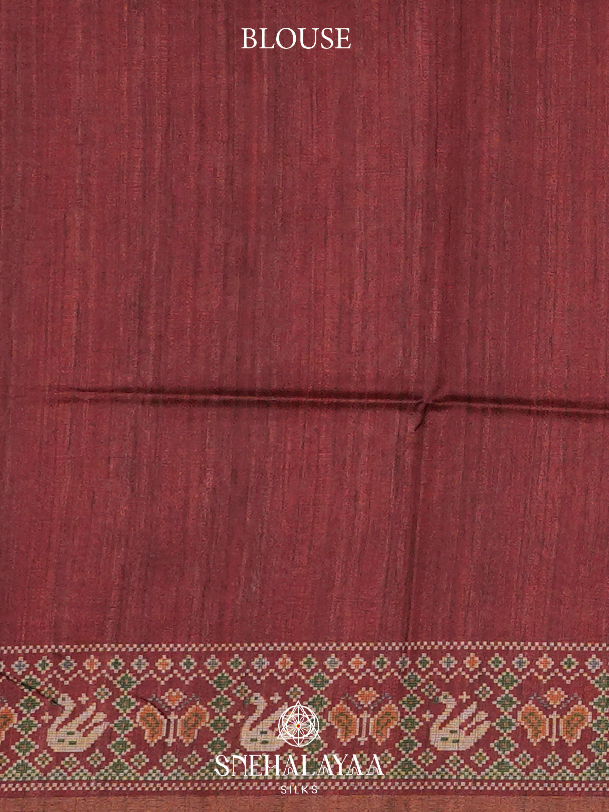 Peach  Tussar Saree