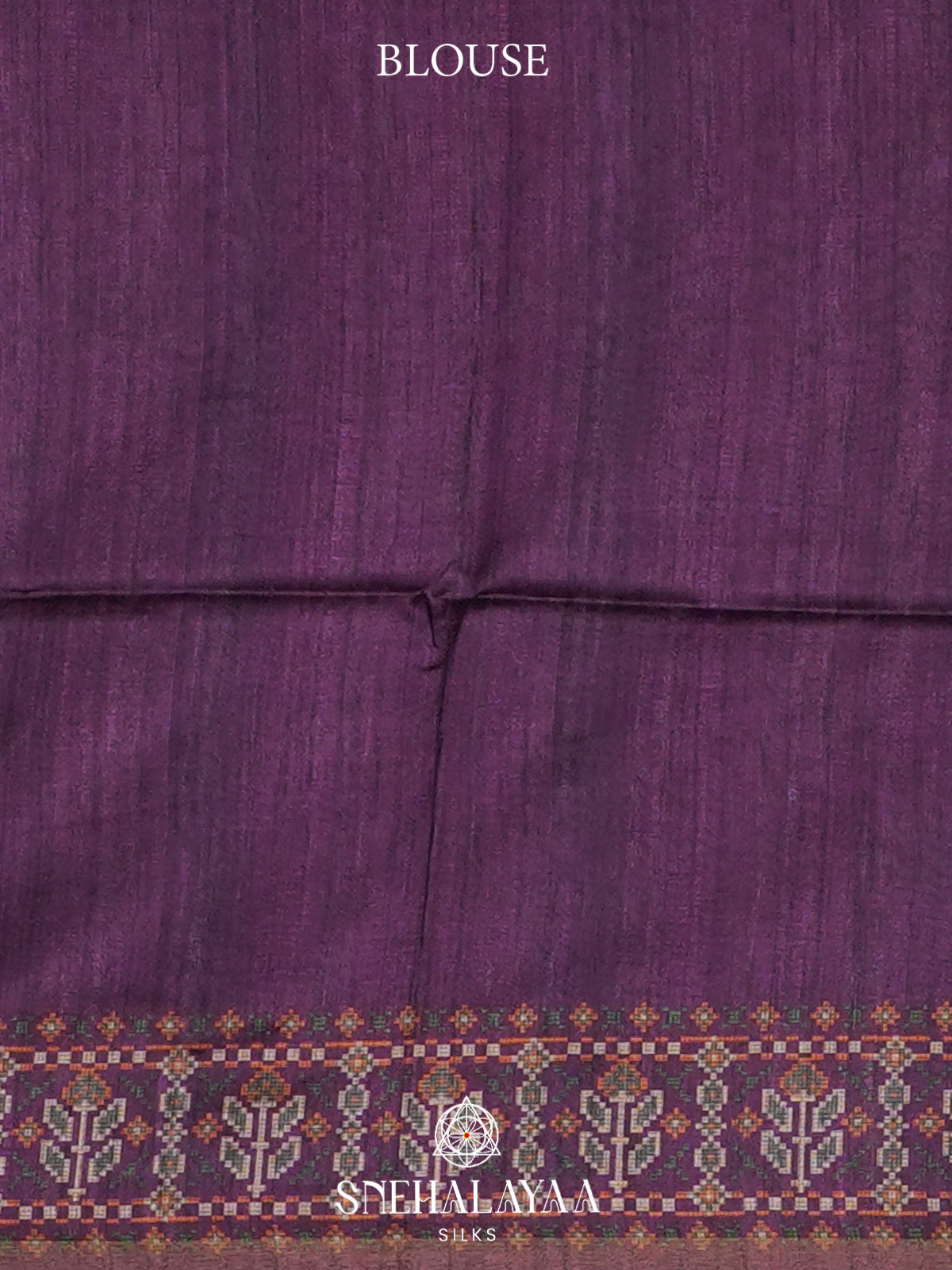 Onion Pink  Tussar Saree