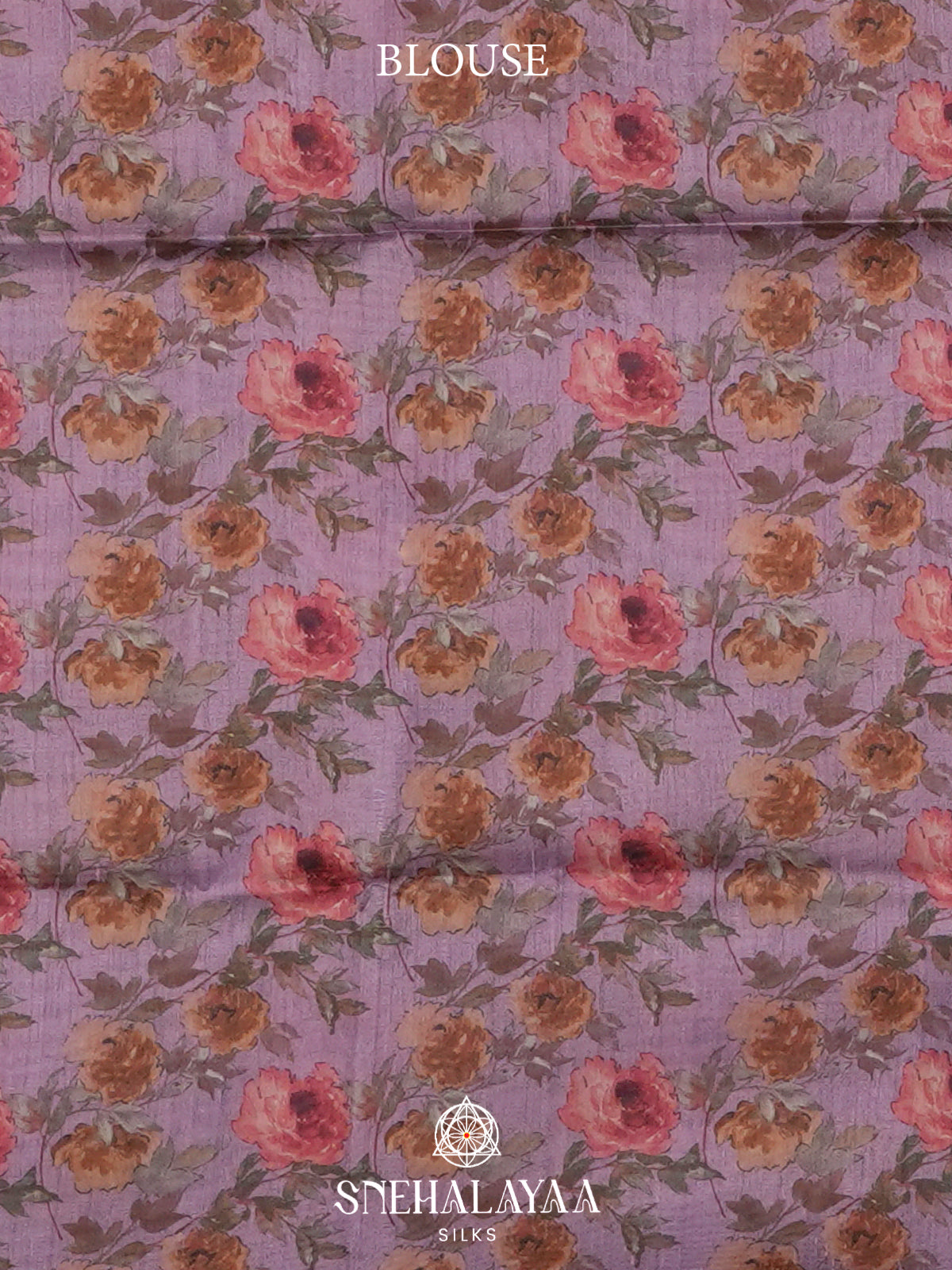 Lavender  Tussar Saree