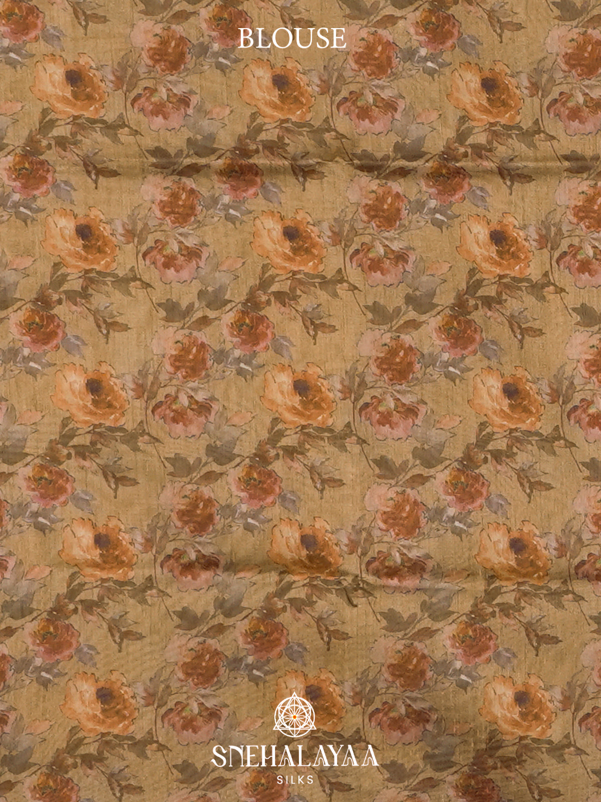 Antique Gold  Tussar Saree