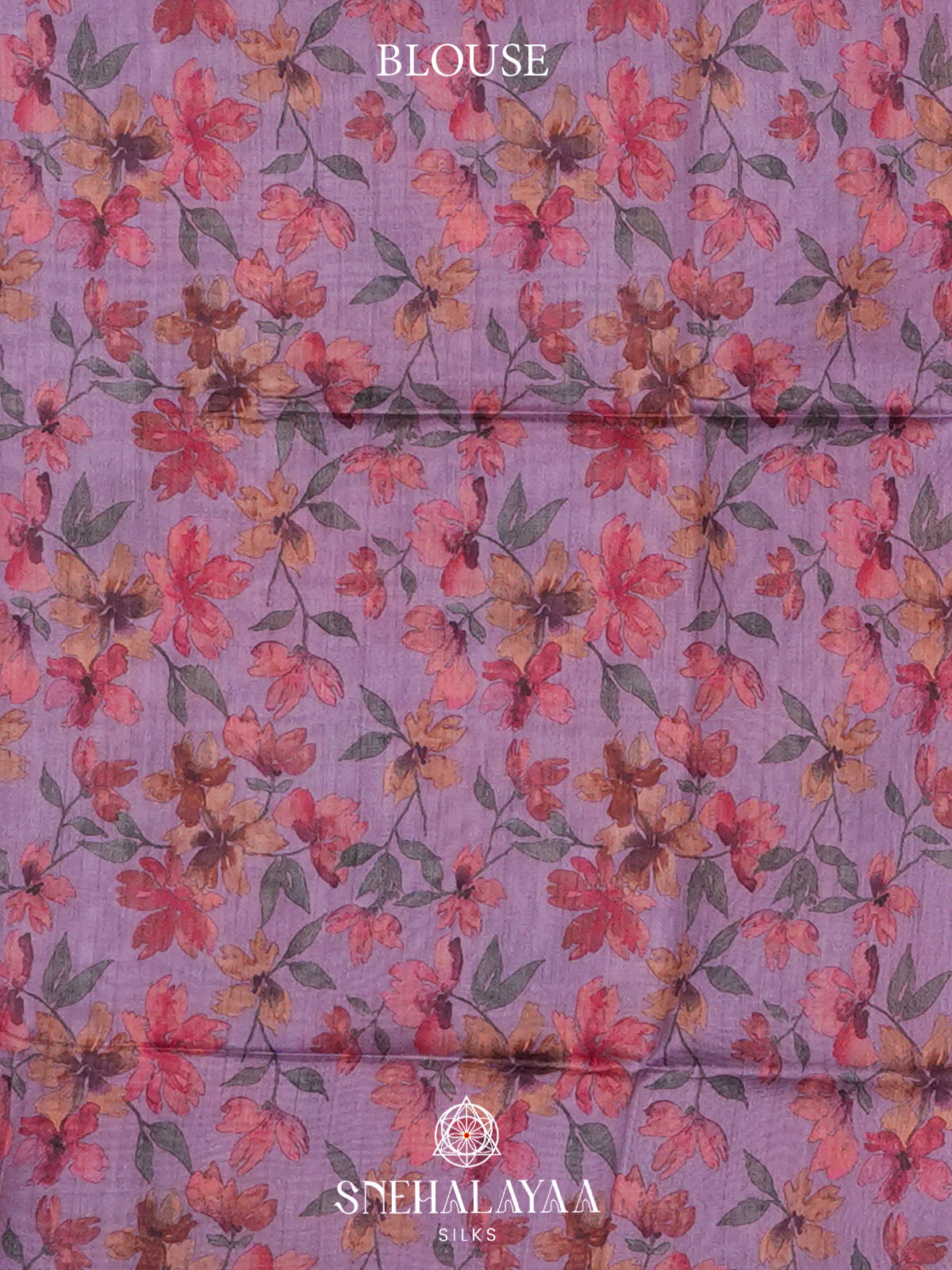 Lilac  Tussar Saree