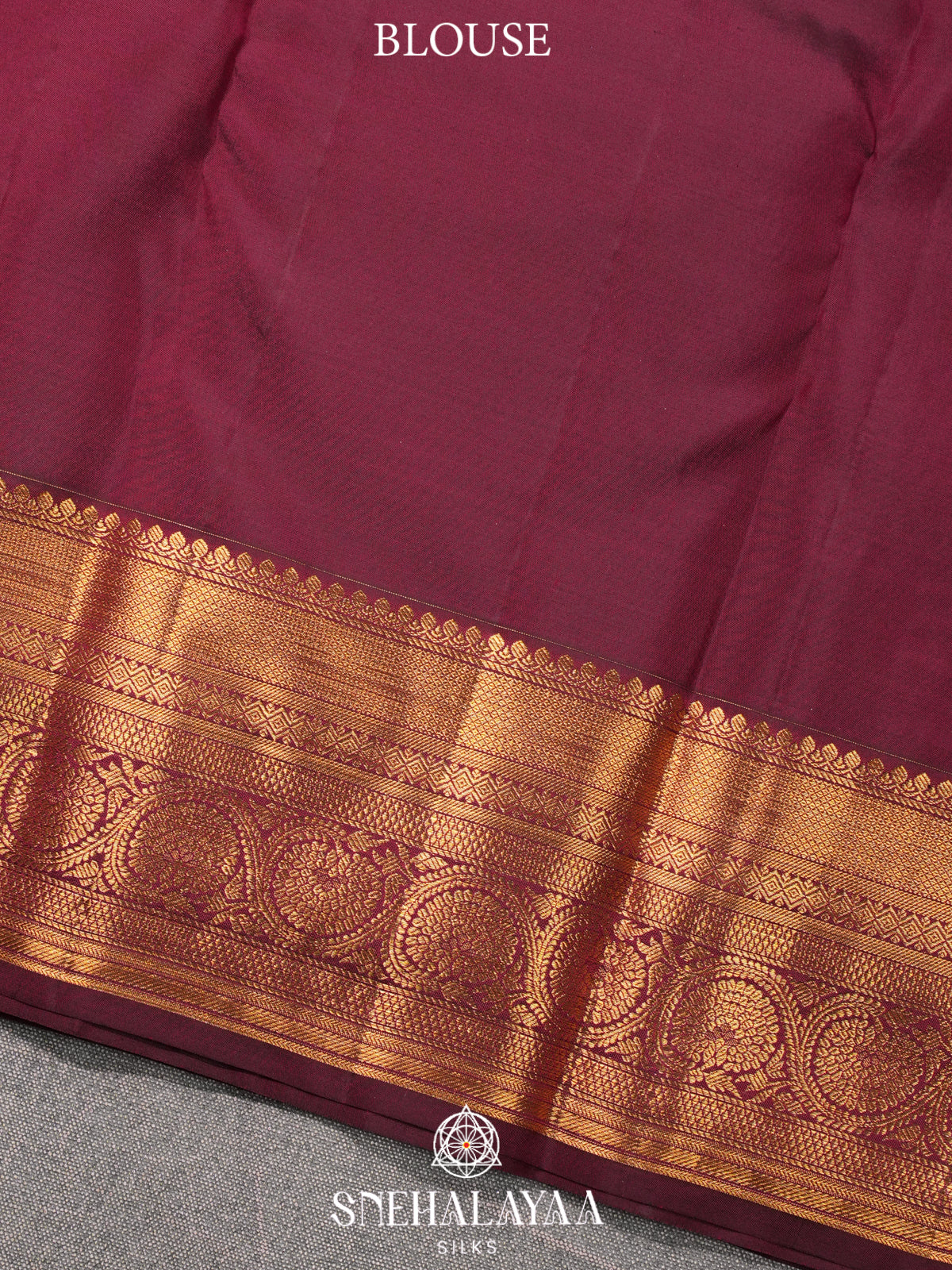 Coffee Brown Kanjivaram Silk Saree