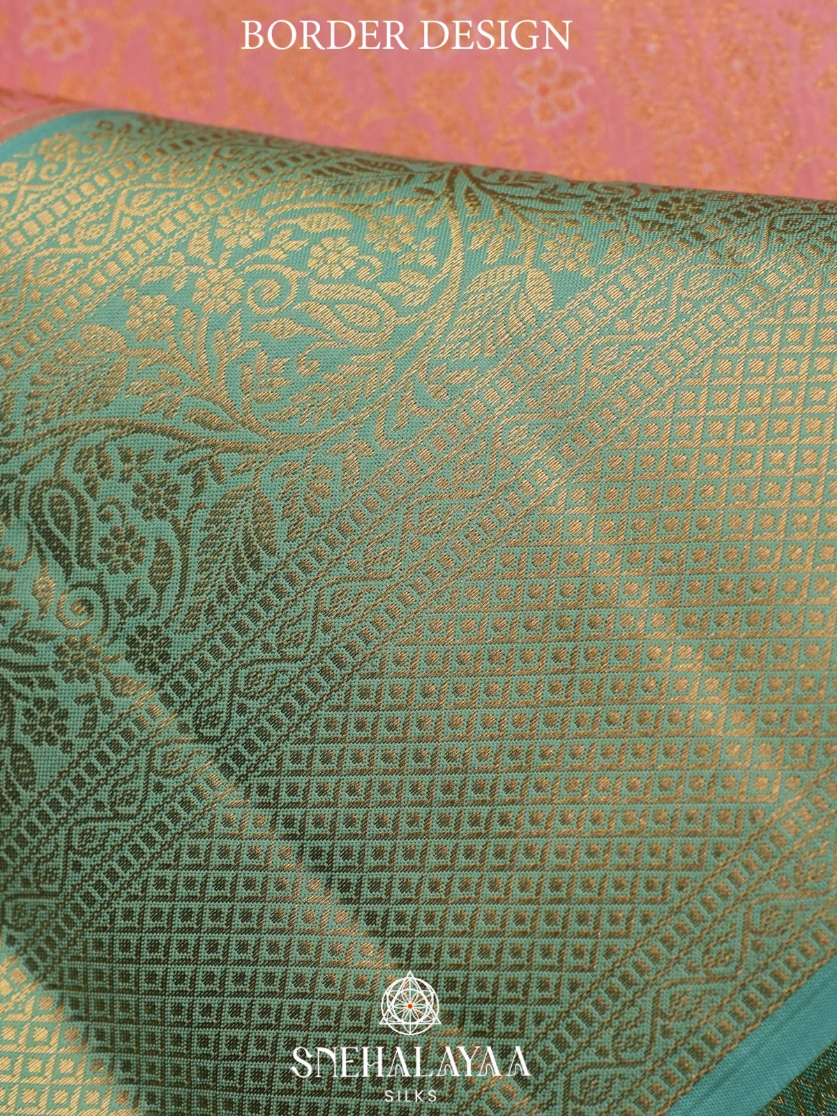 Pale Pink Kanjivaram Silk Saree