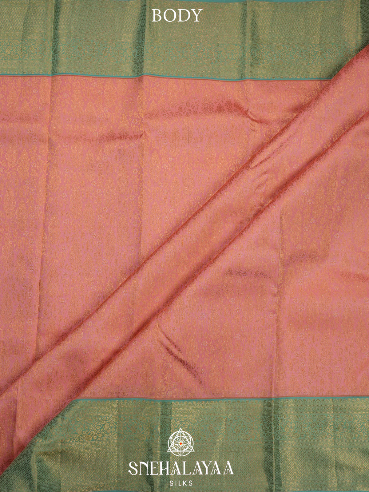 Pale Pink Kanjivaram Silk Saree