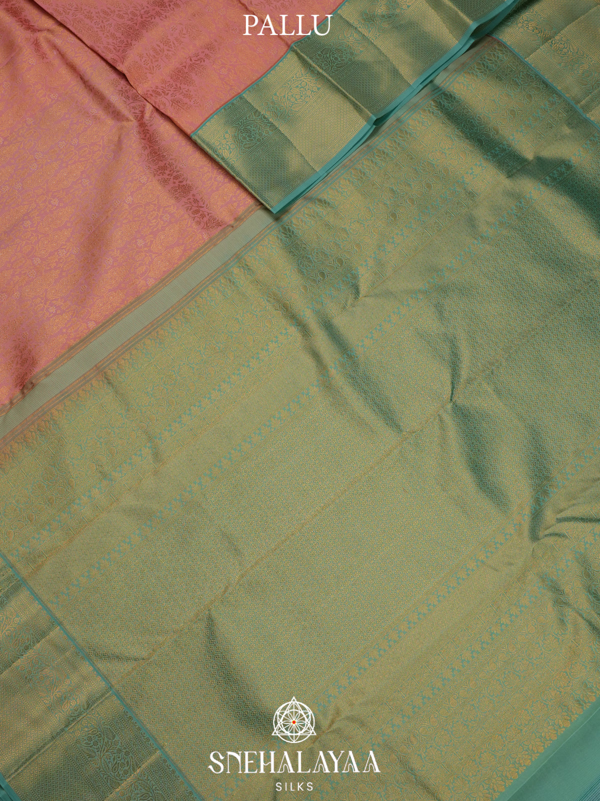 Pale Pink Kanjivaram Silk Saree