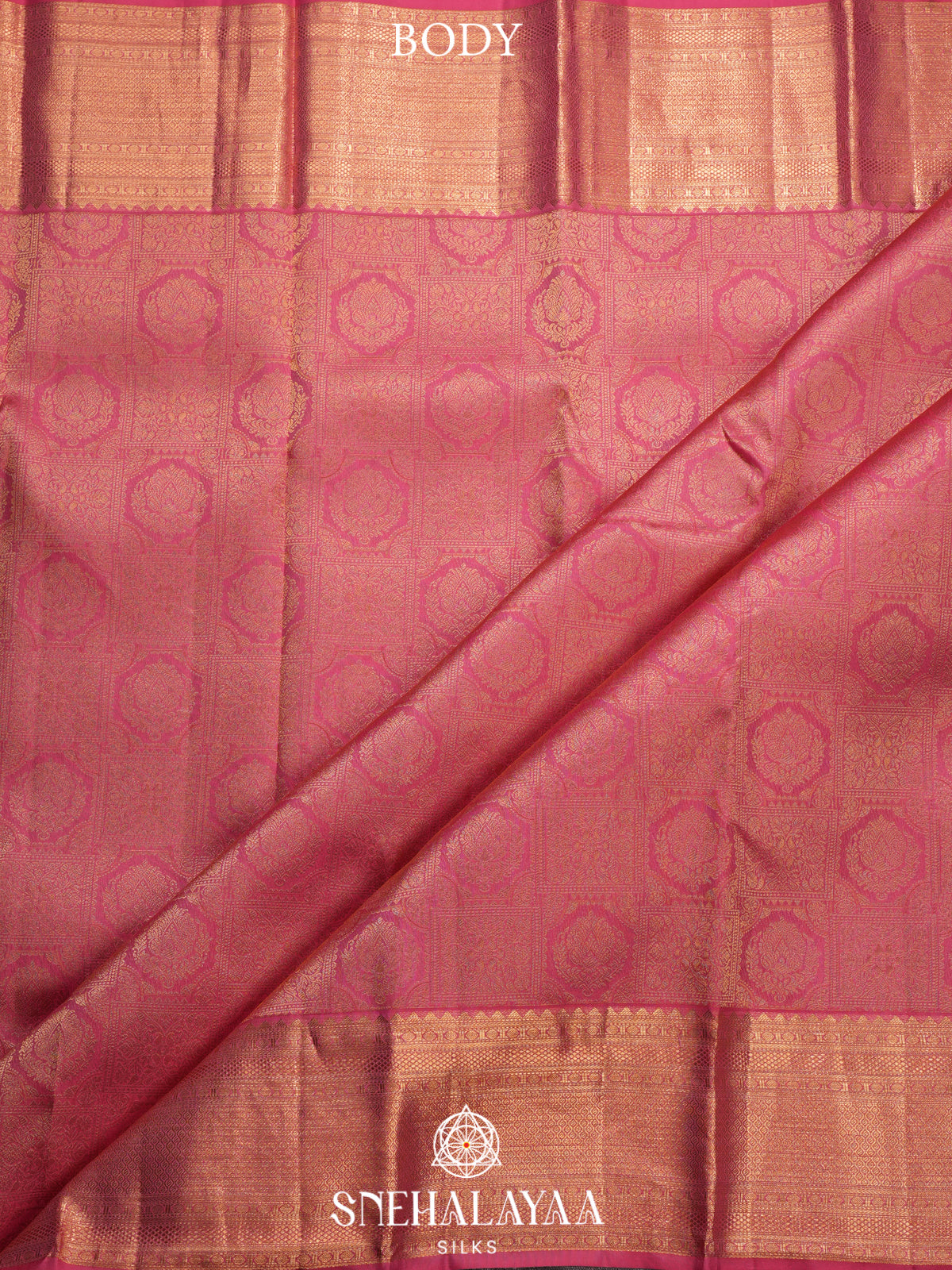 Pink Kanjivaram Silk Saree
