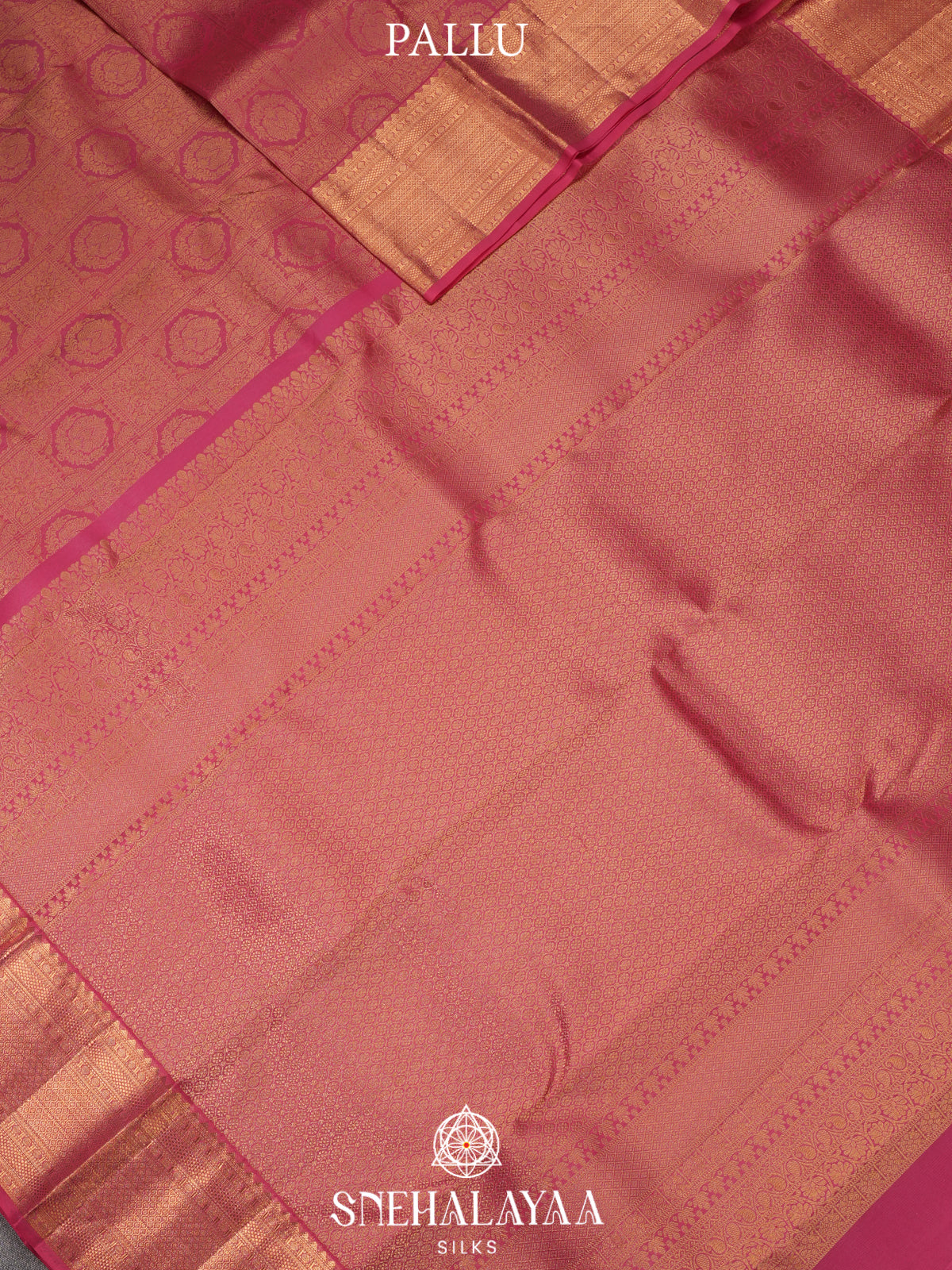 Pink Kanjivaram Silk Saree