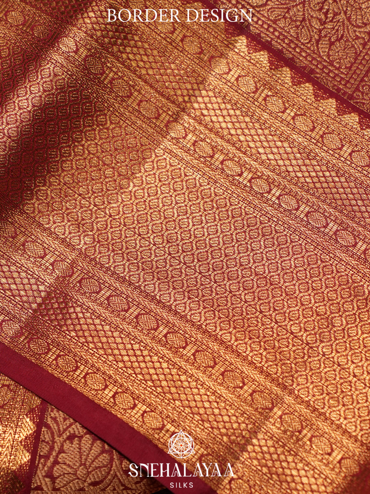 Maroon Kanjivaram Silk Saree