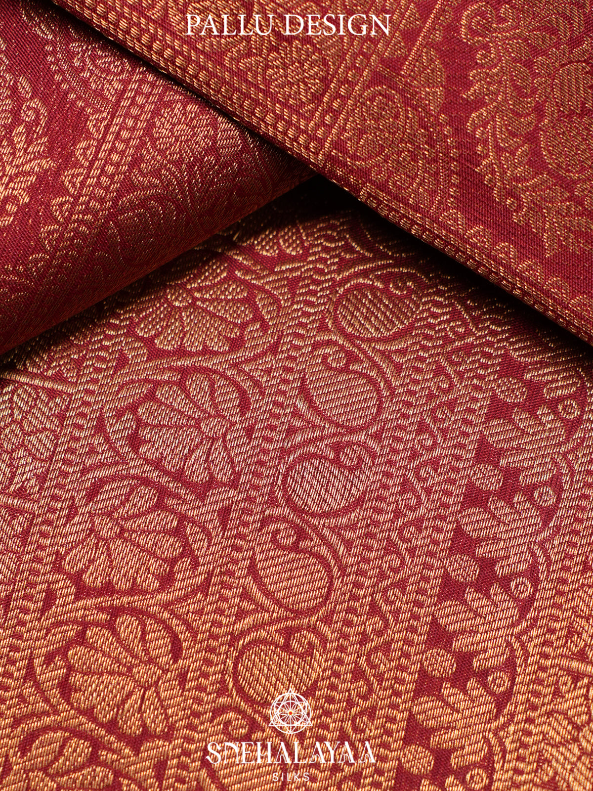 Maroon Kanjivaram Silk Saree