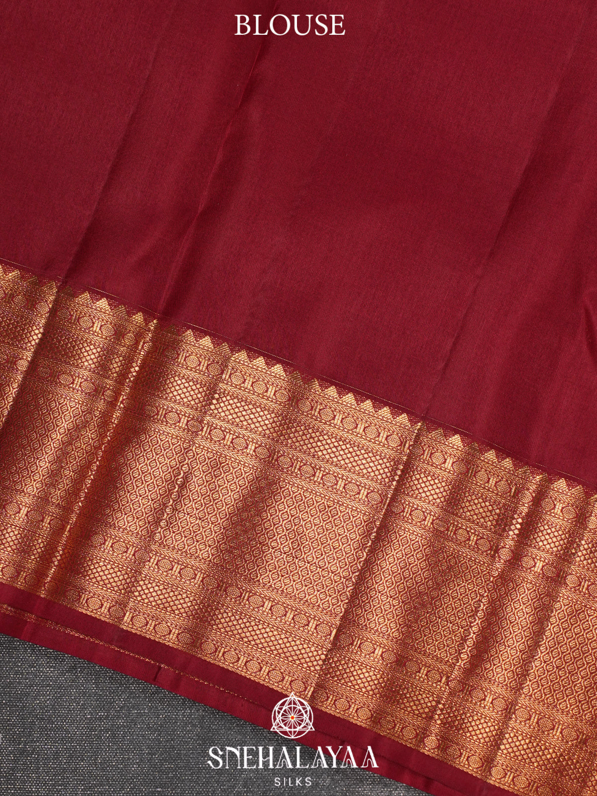 Maroon Kanjivaram Silk Saree