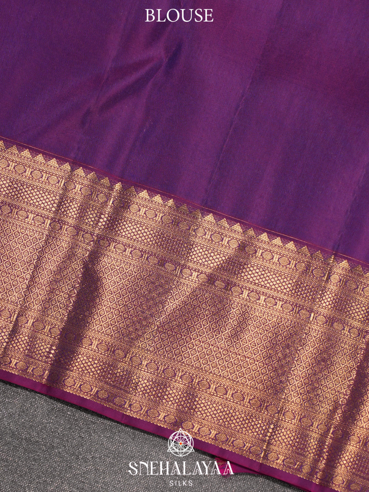 Magenta Kanjivaram Silk Saree