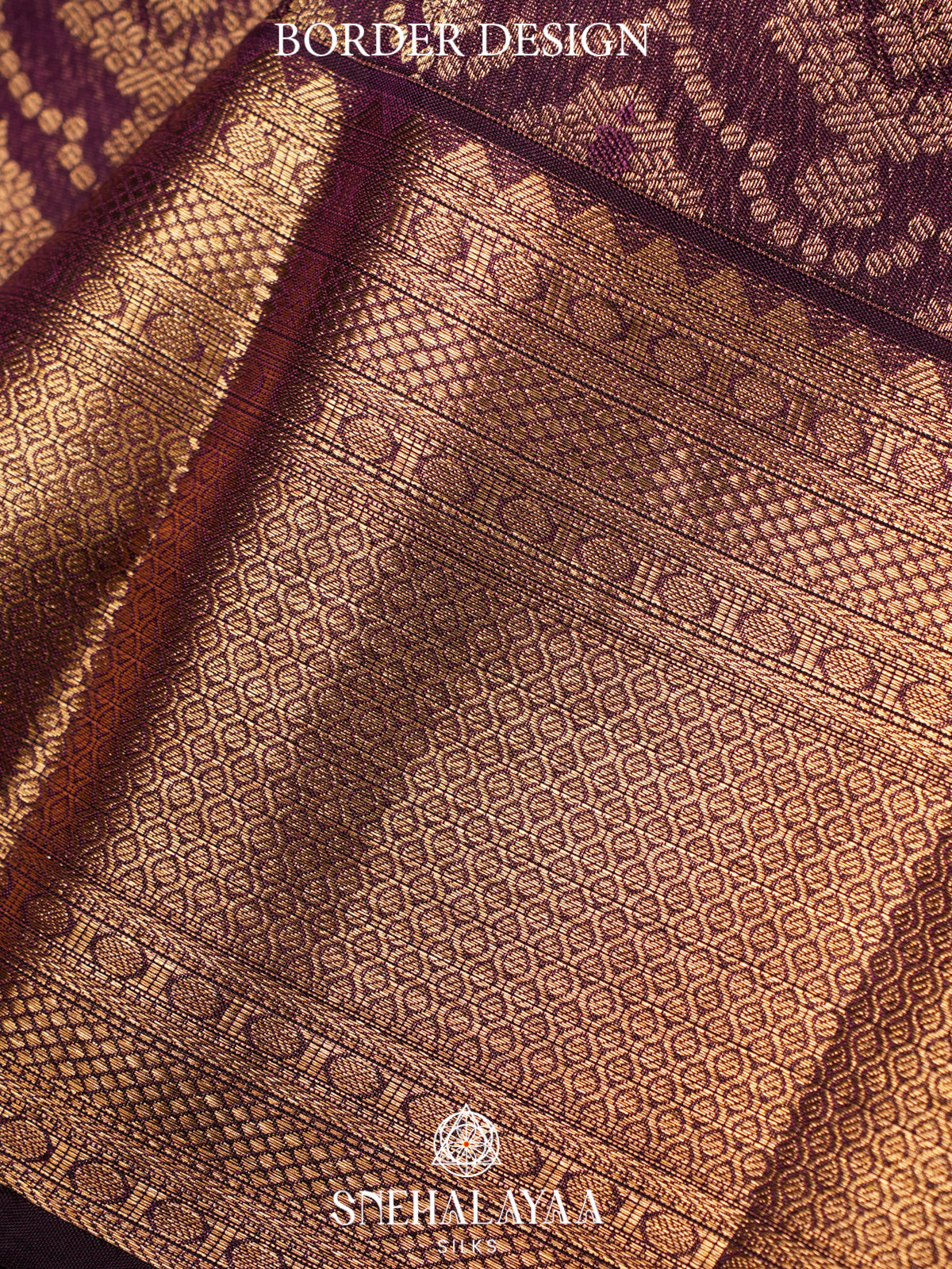 Wine Kanjivaram Silk Saree