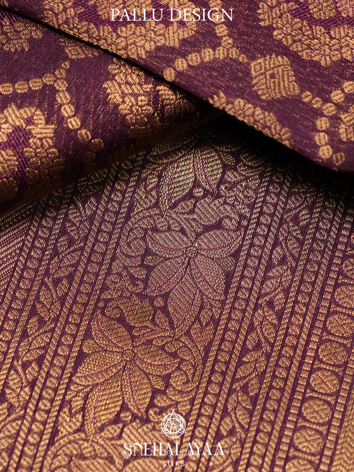 Wine Kanjivaram Silk Saree