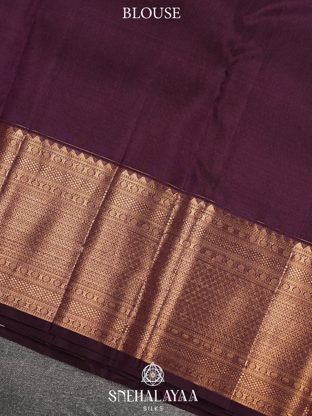 Wine Kanjivaram Silk Saree