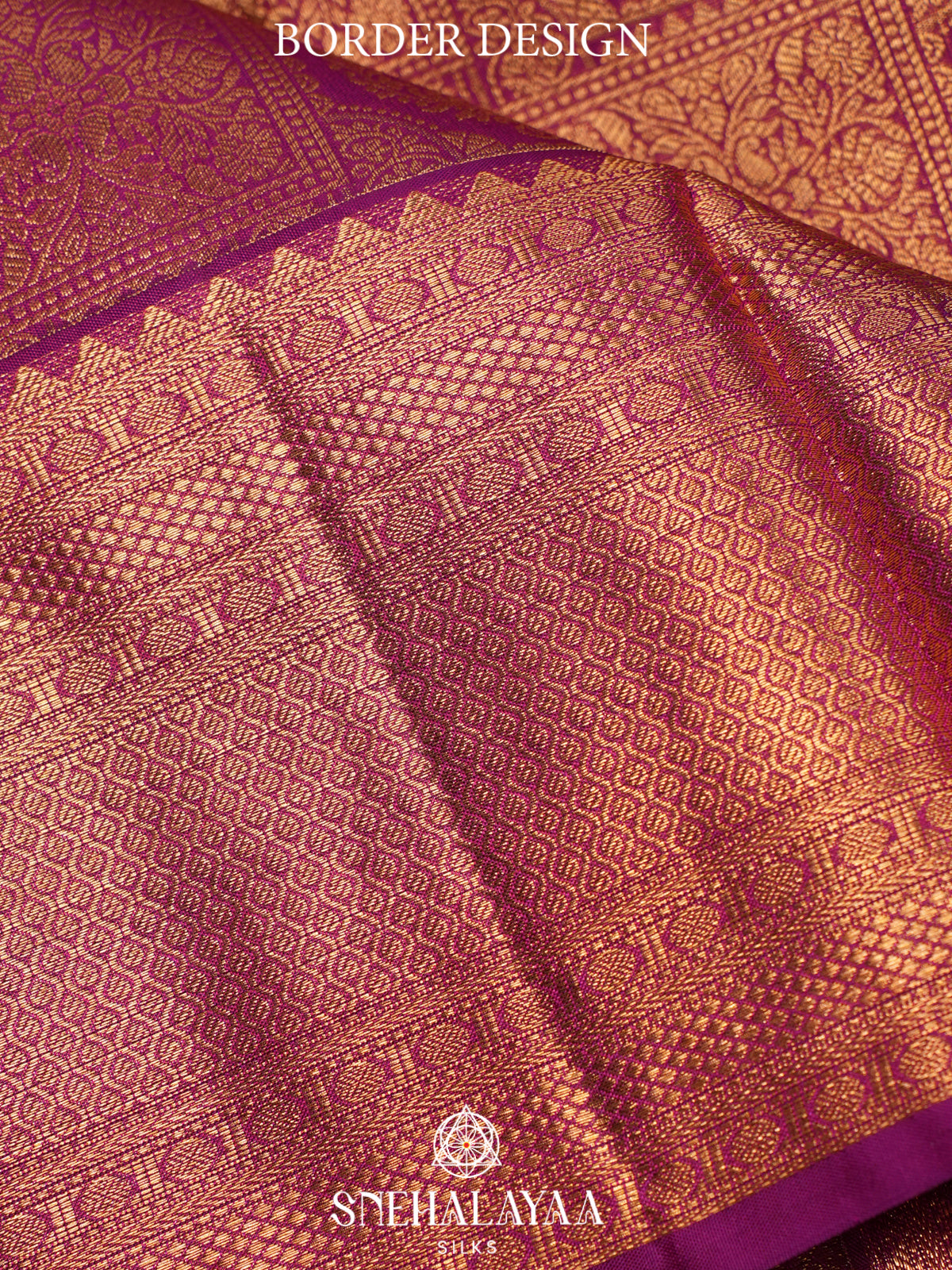 Magenta Kanjivaram Silk Saree