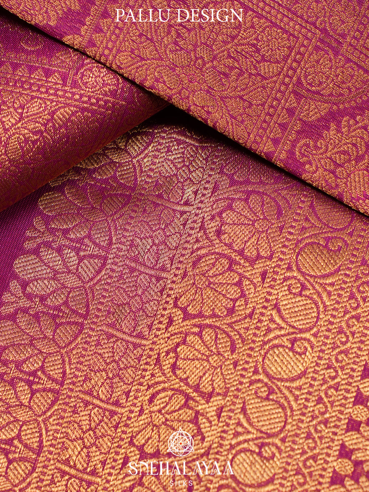 Magenta Kanjivaram Silk Saree