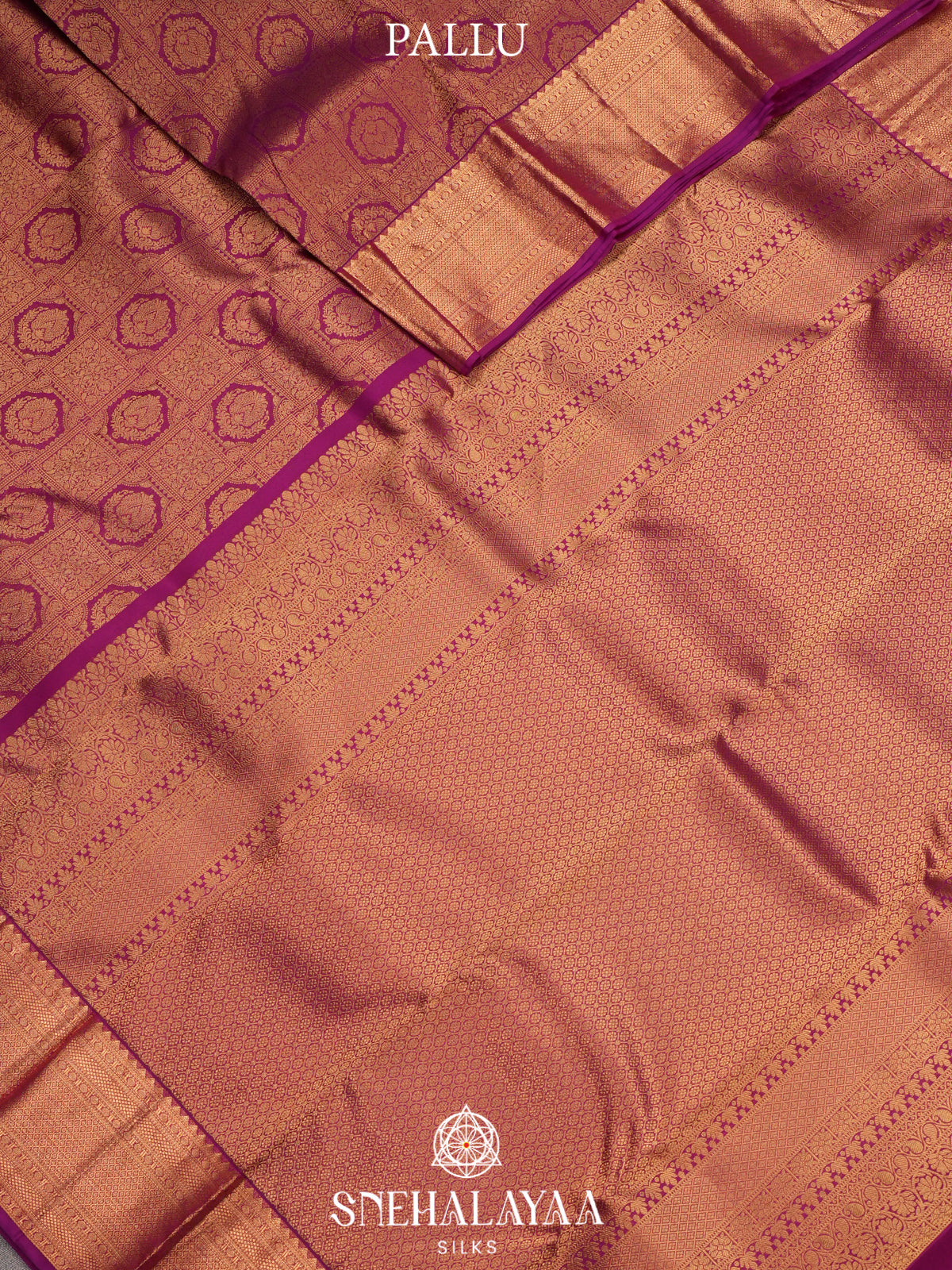 Magenta Kanjivaram Silk Saree