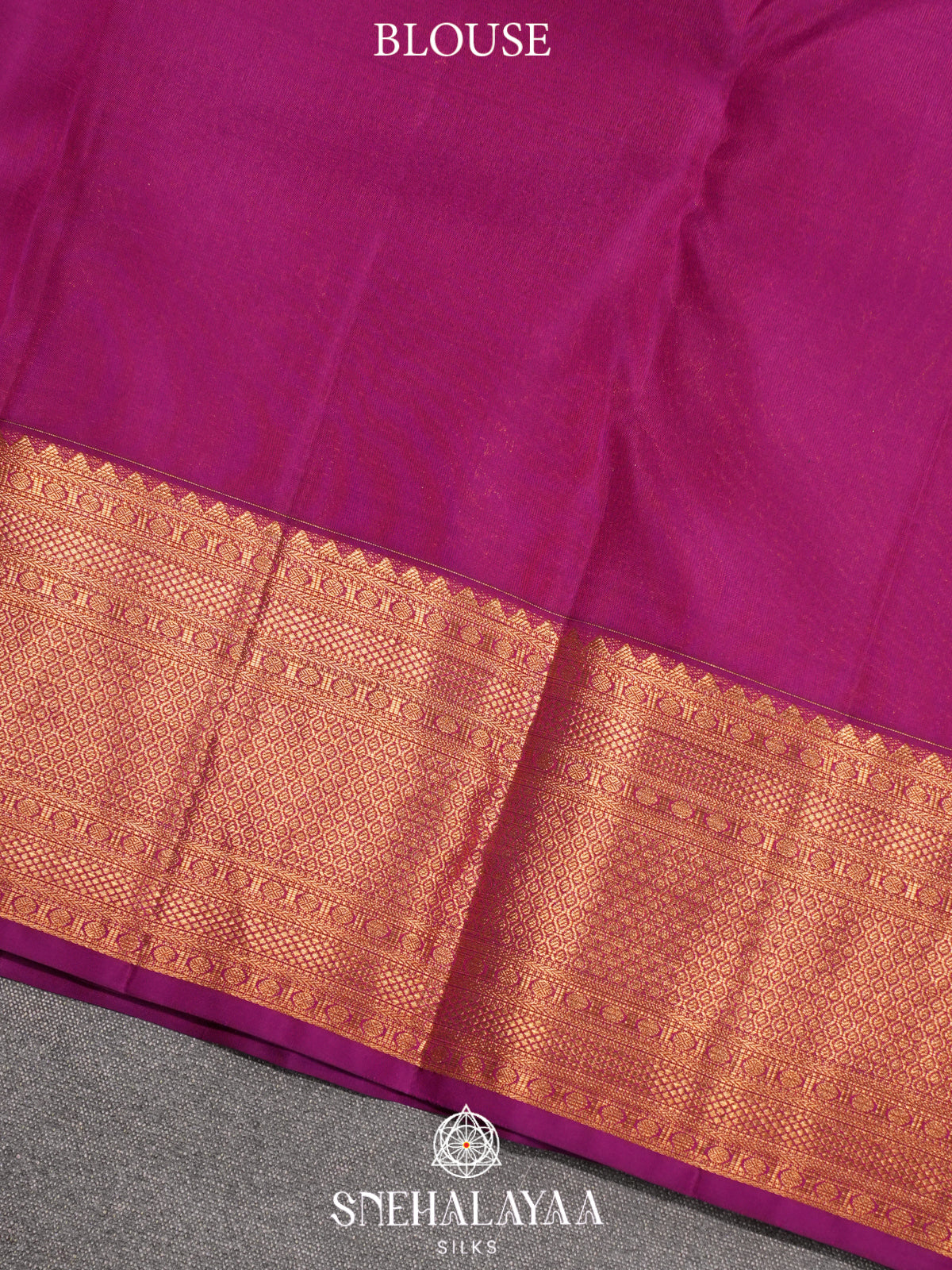 Magenta Kanjivaram Silk Saree