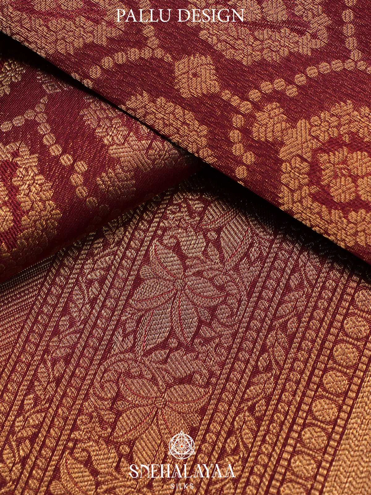 Maroon Kanjivaram Silk Saree