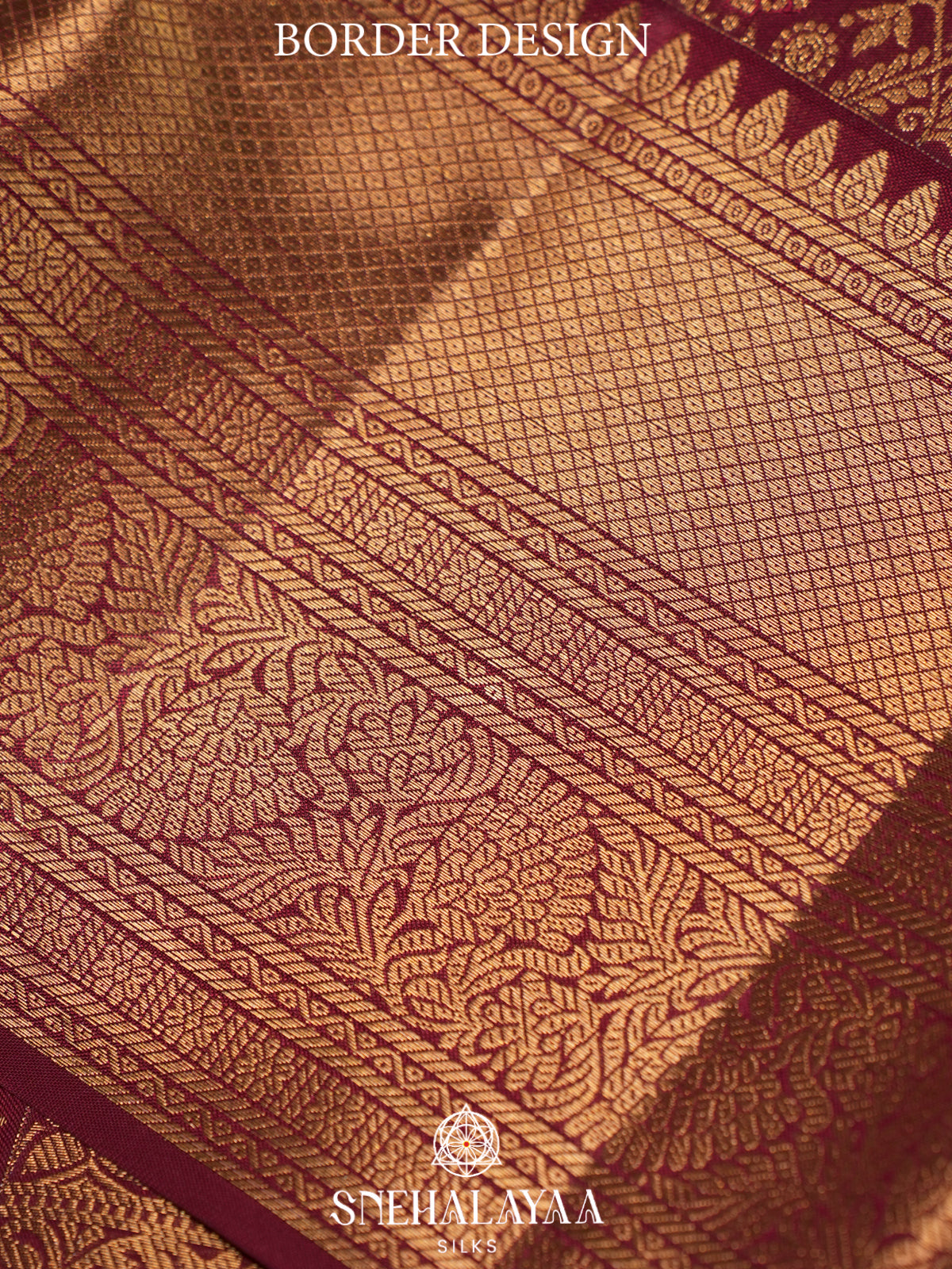 Maroon Kanjivaram Silk Saree