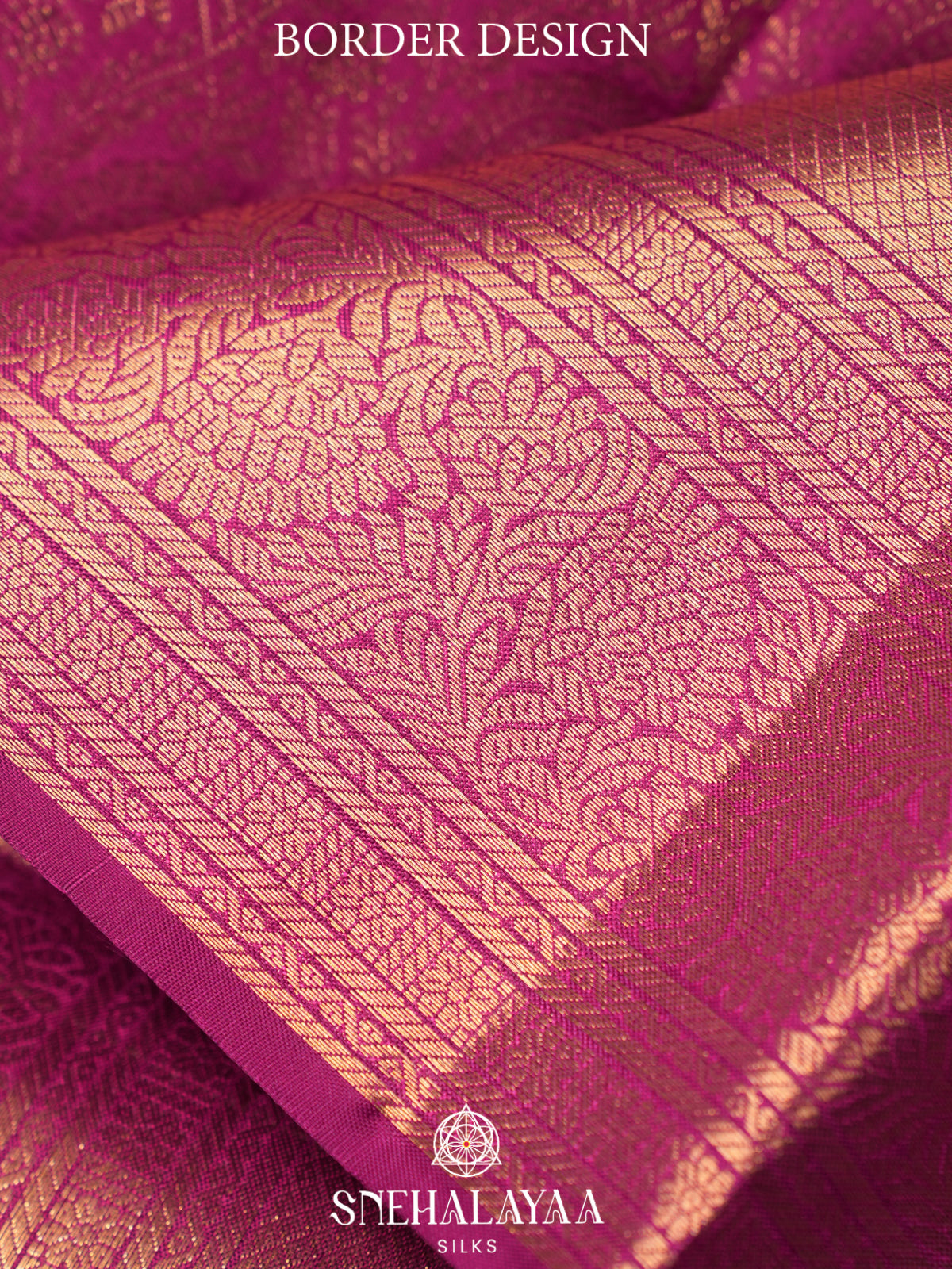 Magenta Pink Kanjivaram Silk Saree