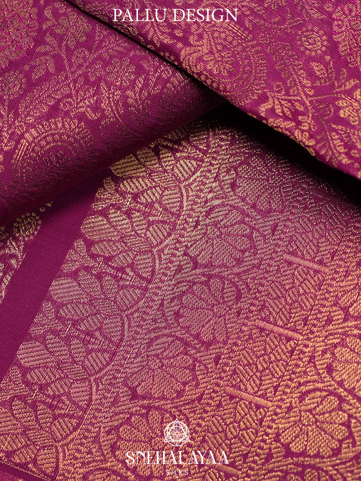 Magenta Pink Kanjivaram Silk Saree