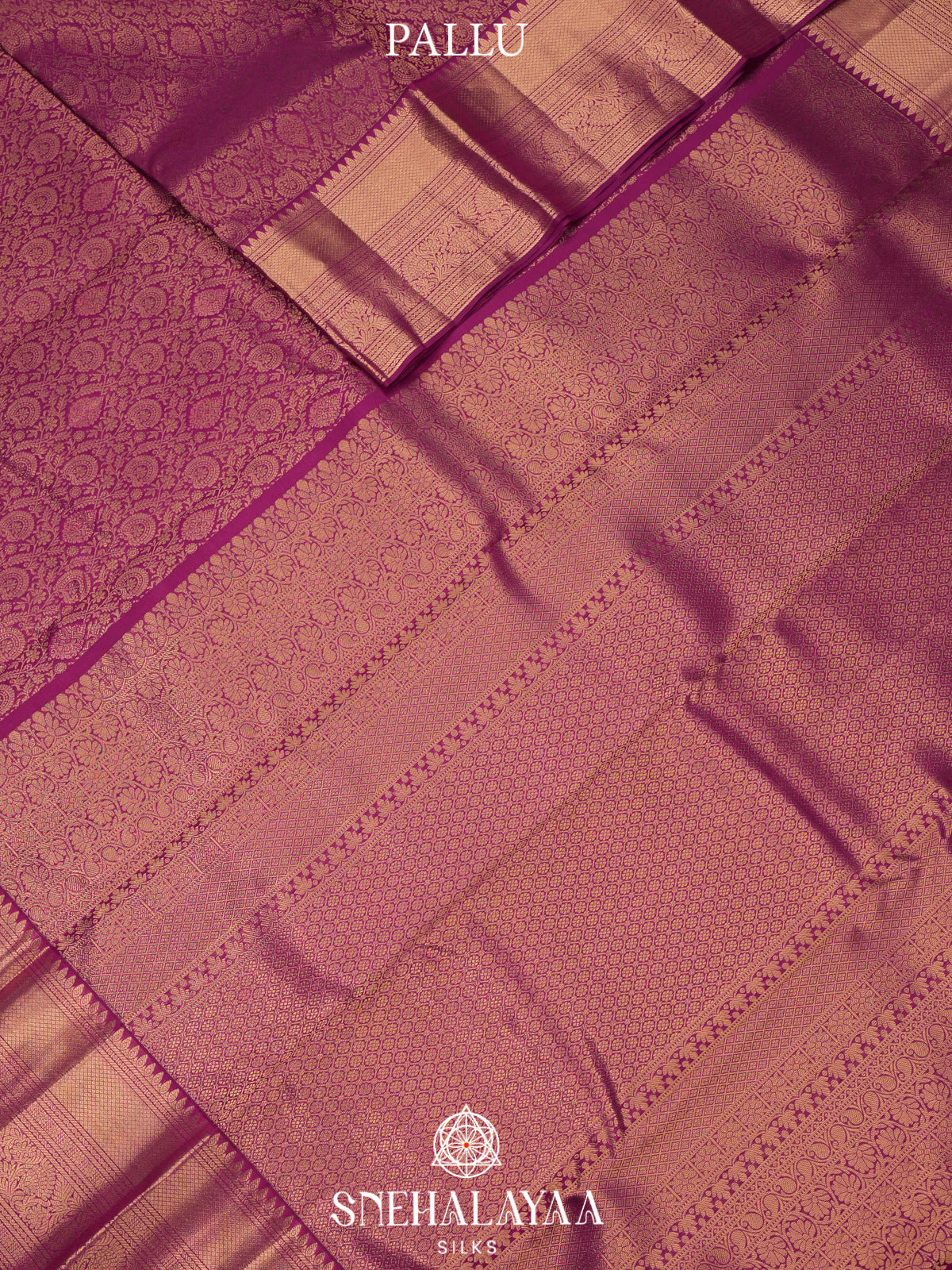 Magenta Pink Kanjivaram Silk Saree