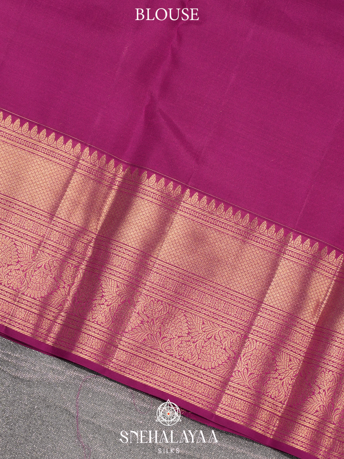 Magenta Pink Kanjivaram Silk Saree