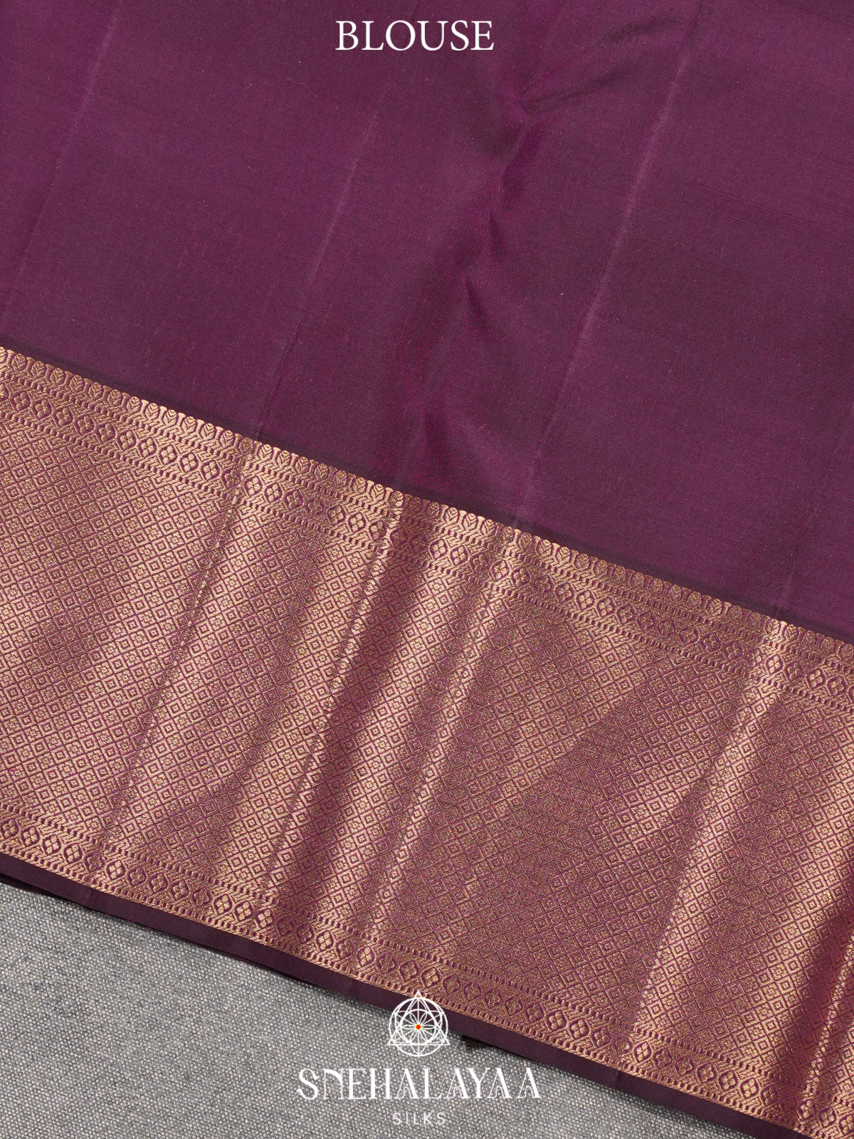 Purple Kanjivaram Silk Saree