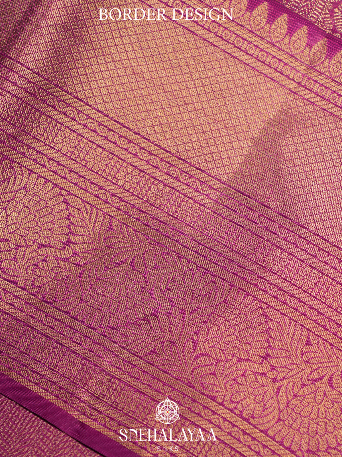 Magenta Kanjivaram Silk Saree