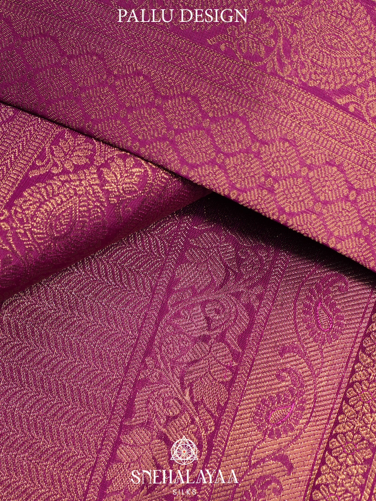 Magenta Kanjivaram Silk Saree