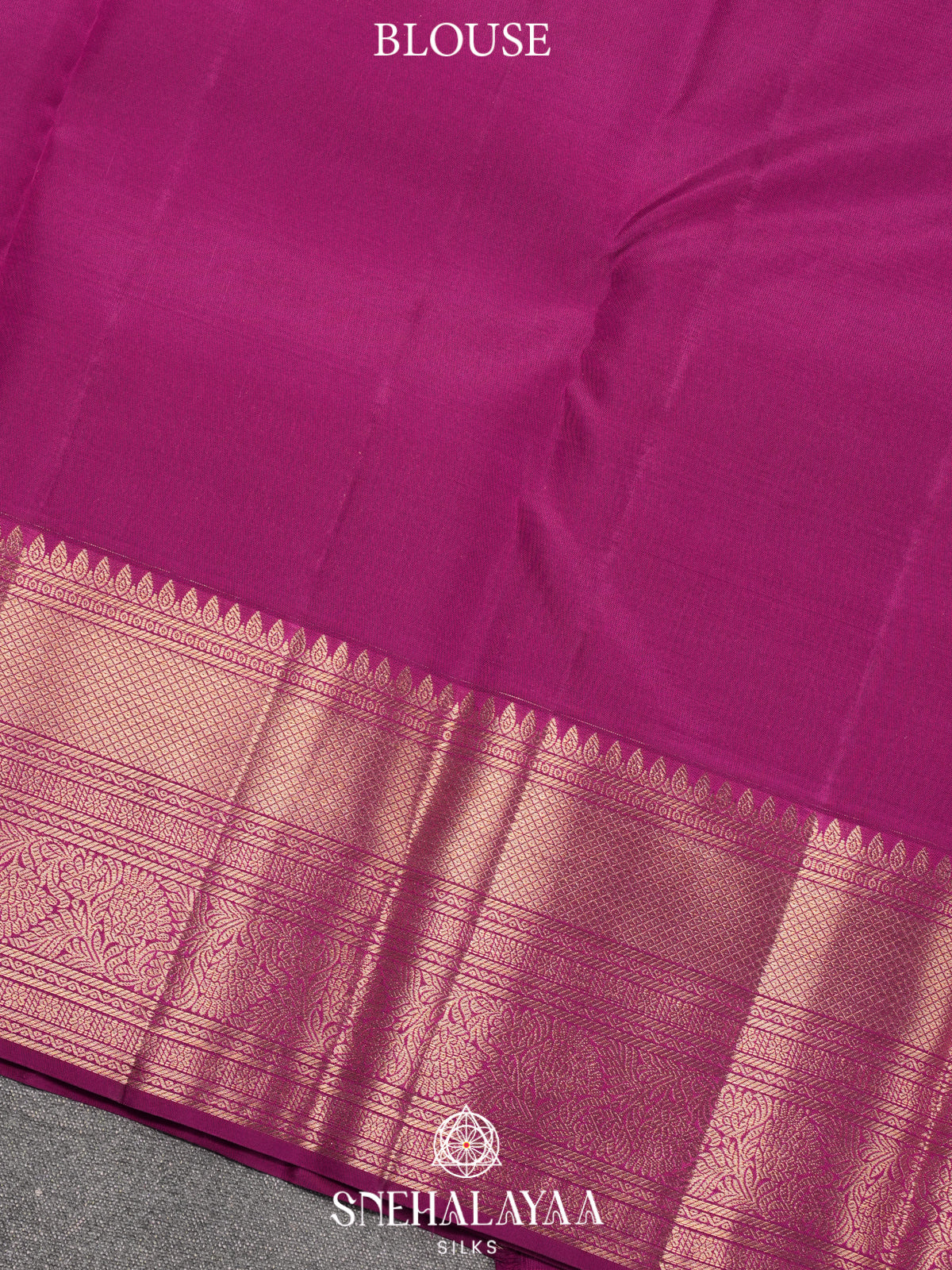 Magenta Kanjivaram Silk Saree