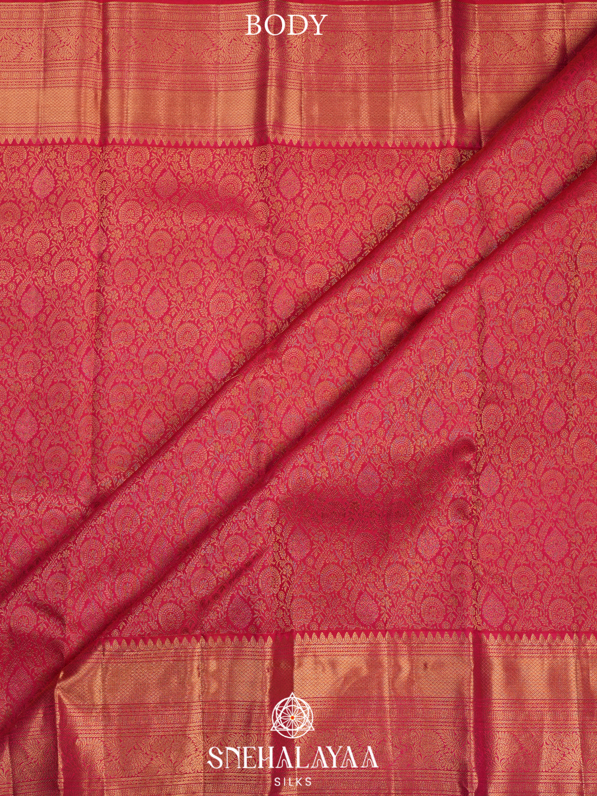 Maroon Kanjivaram Silk Saree