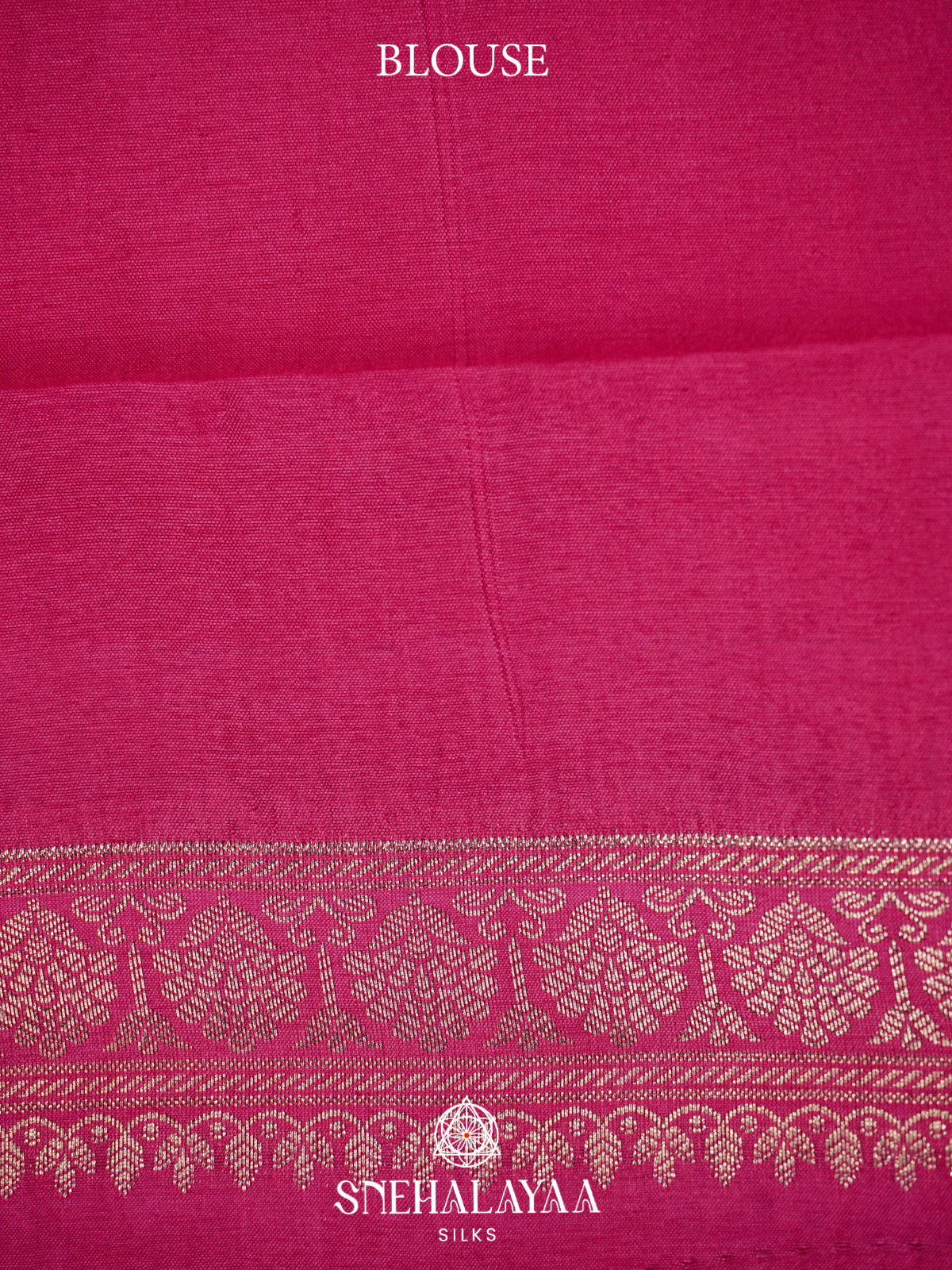 Pink Banaras Raw Silk Saree