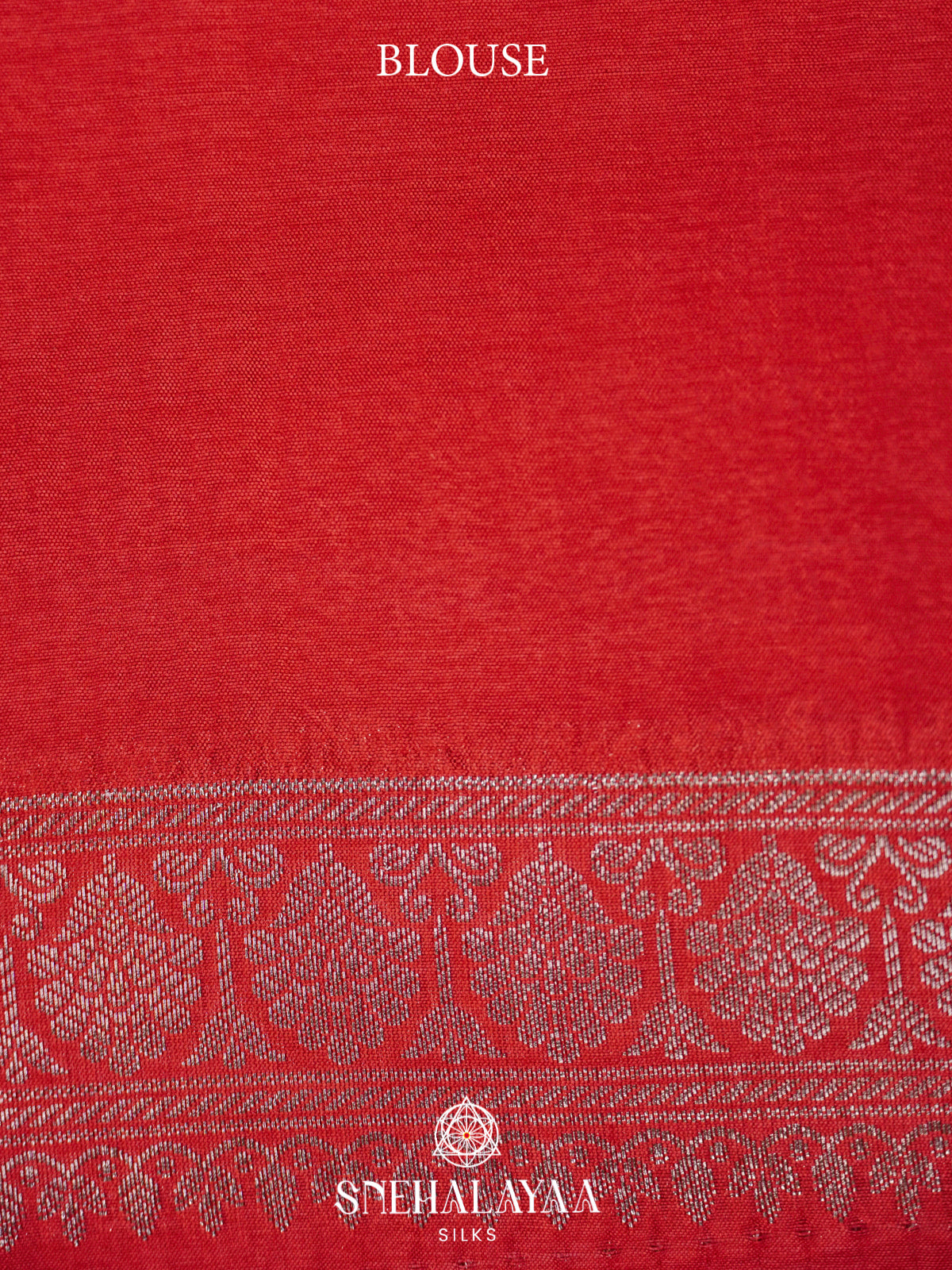 Peach Banaras Raw Silk Saree