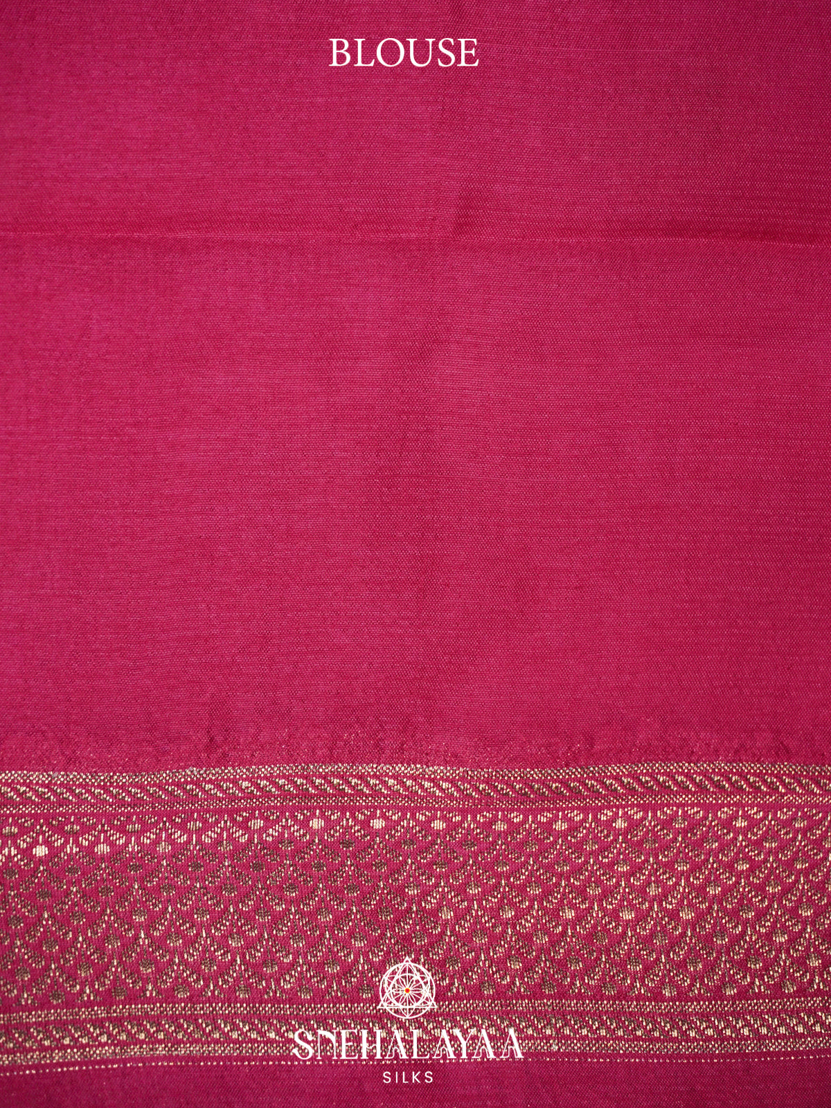 Pink Banaras Raw Silk Saree
