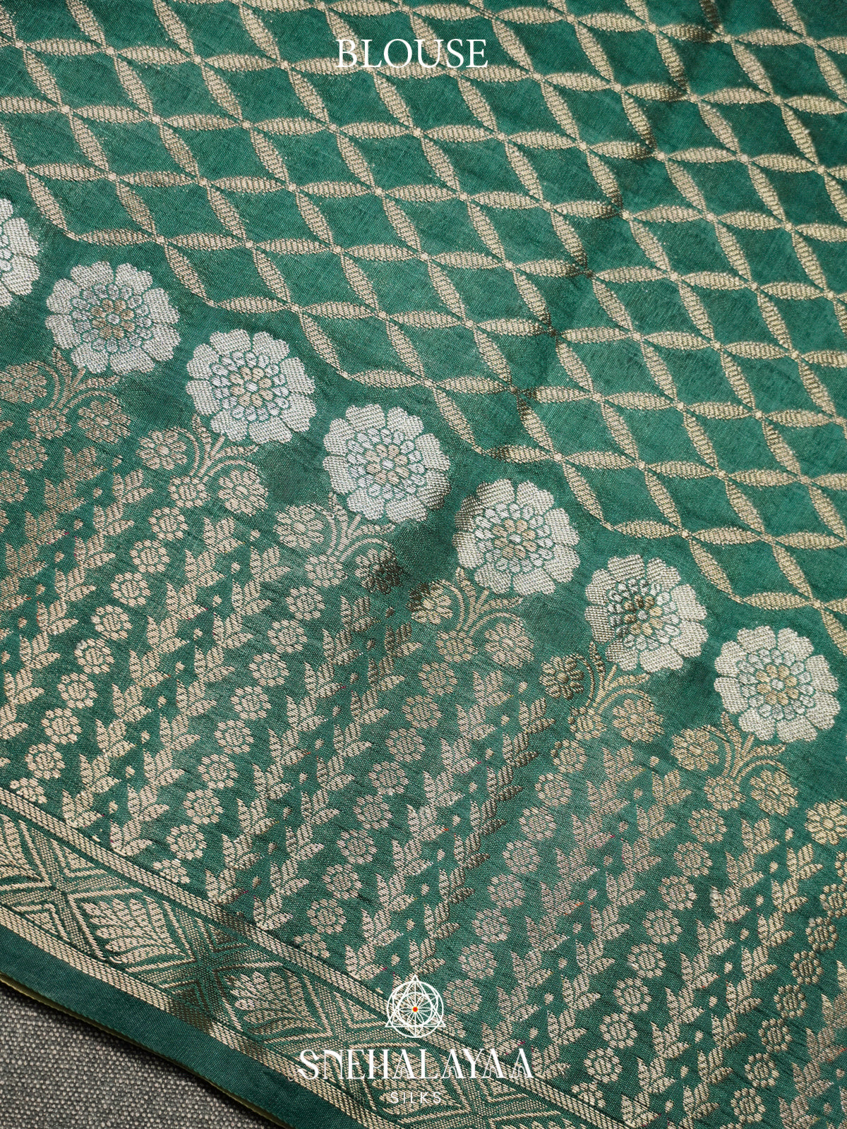 Pista Green Banaras Raw Silk Saree