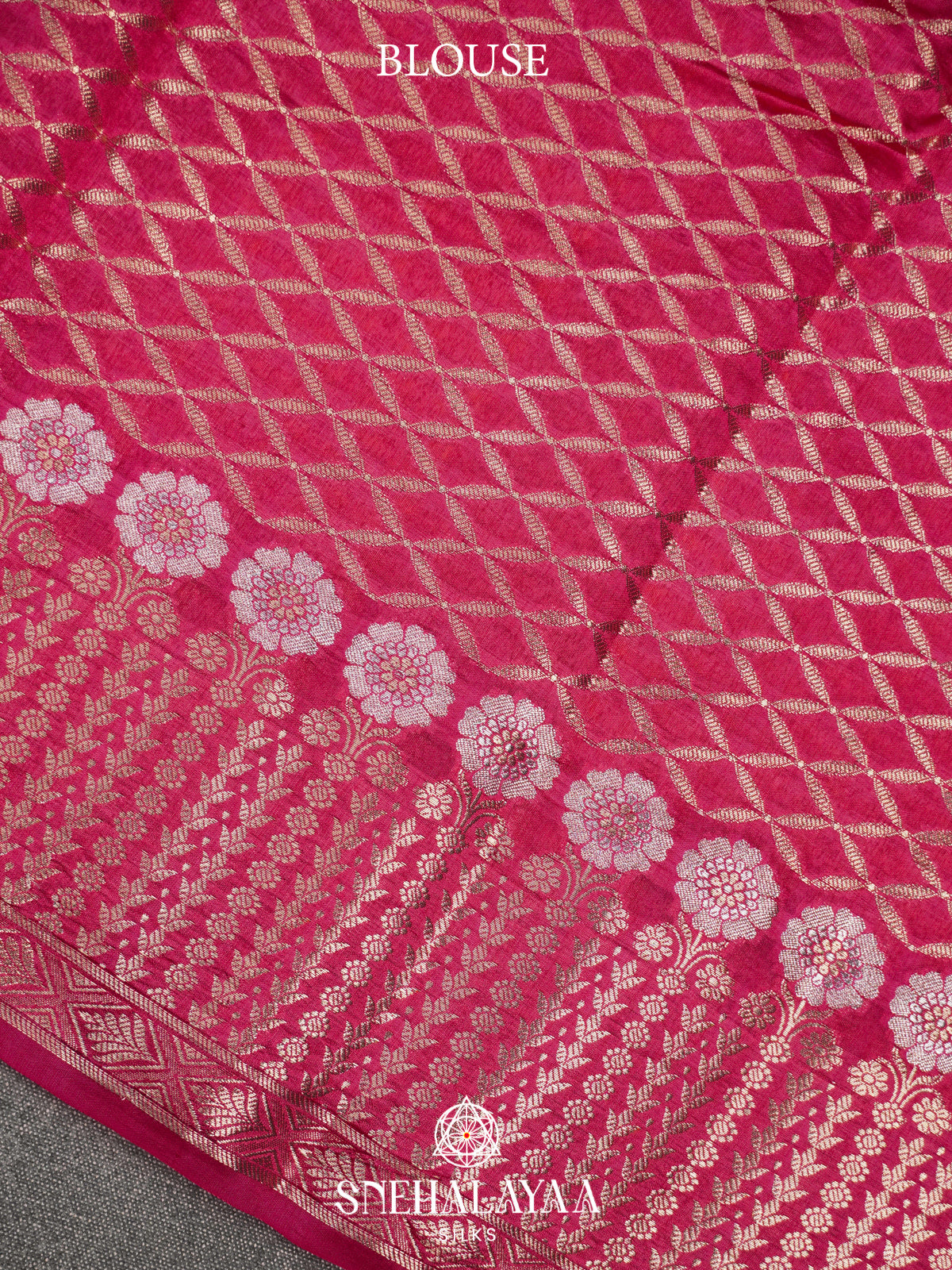 Mango Yellow Banaras Raw Silk Saree
