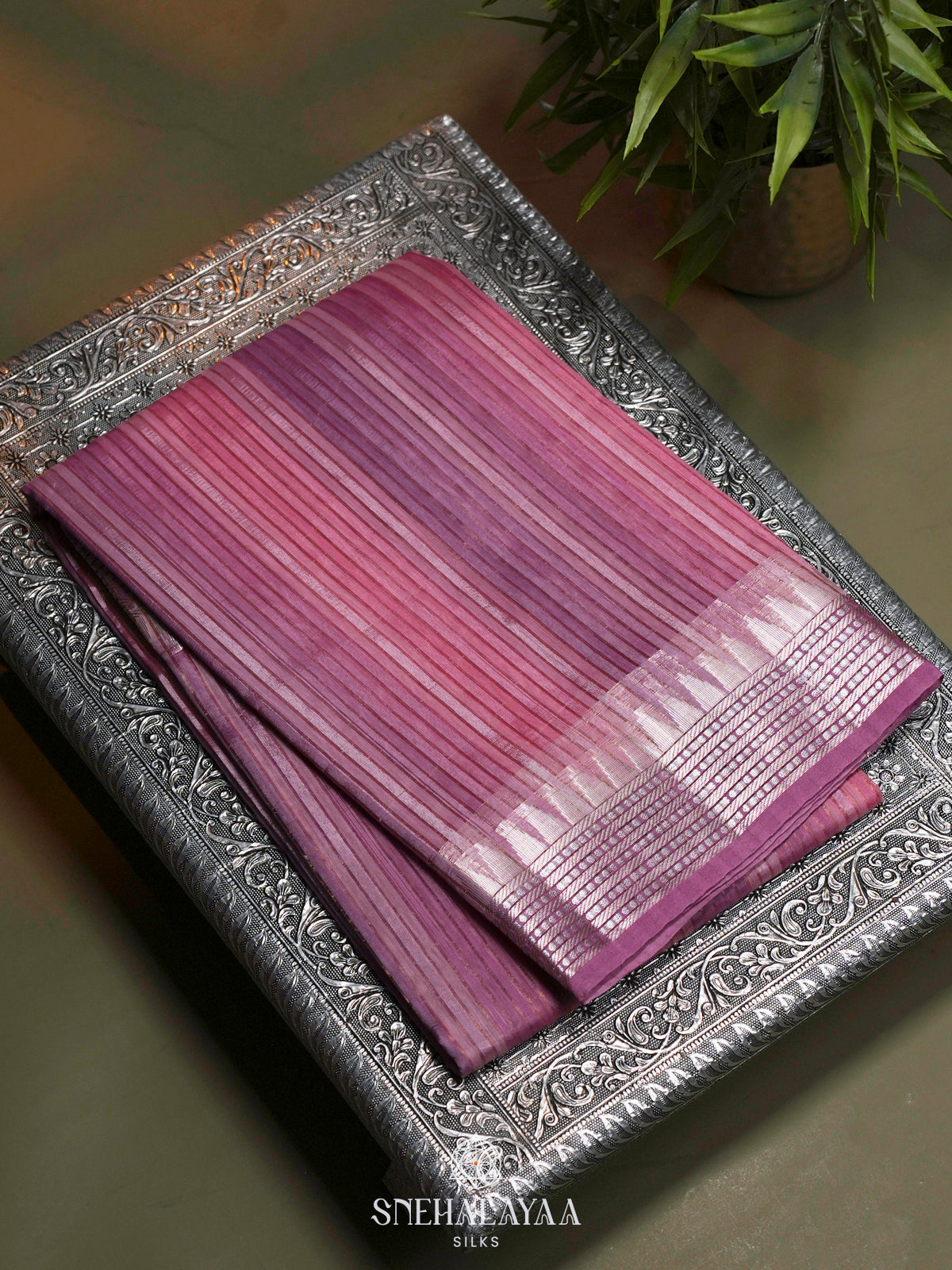 Multicolour Organza Saree