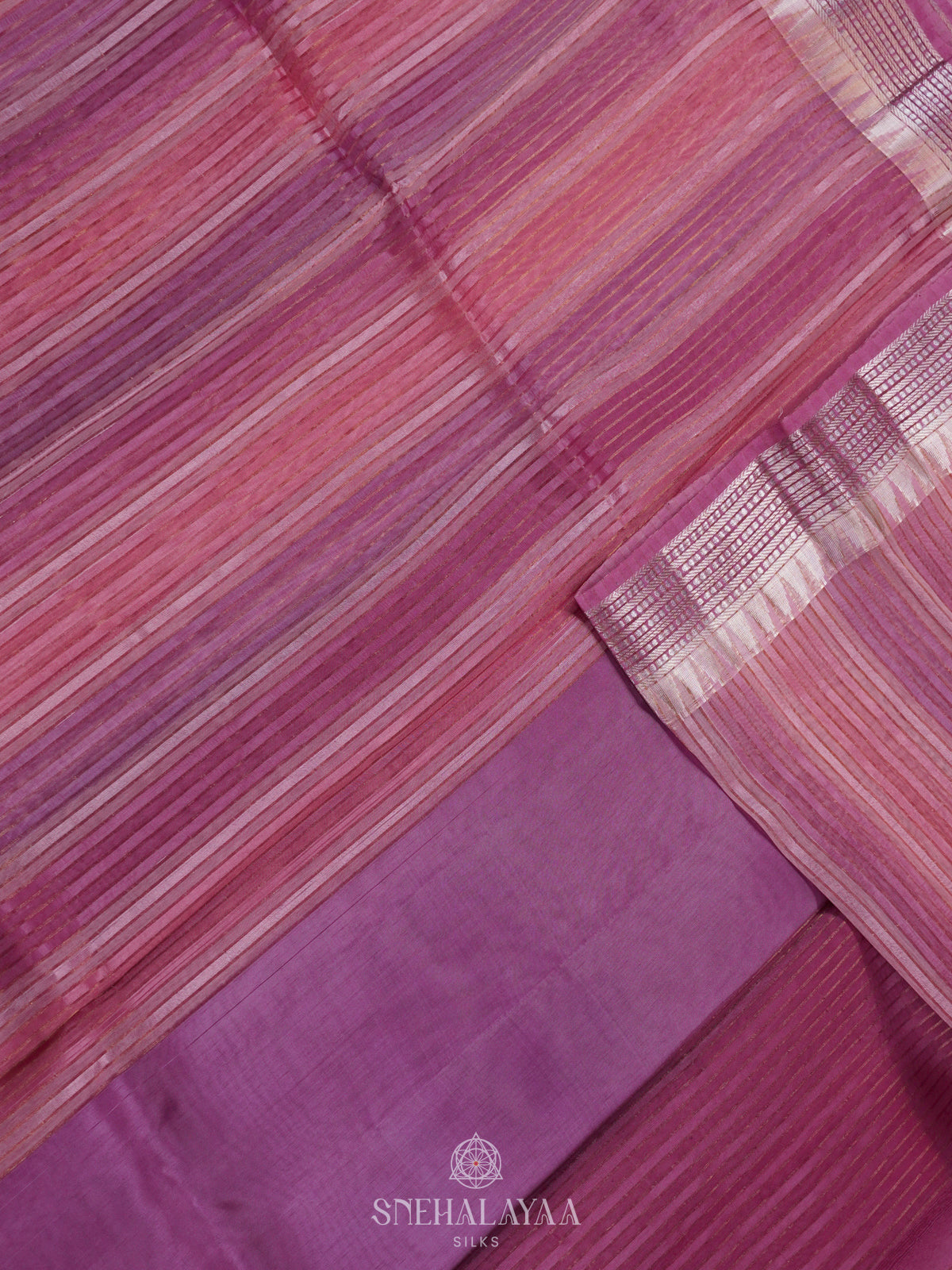 Multicolour Organza Saree