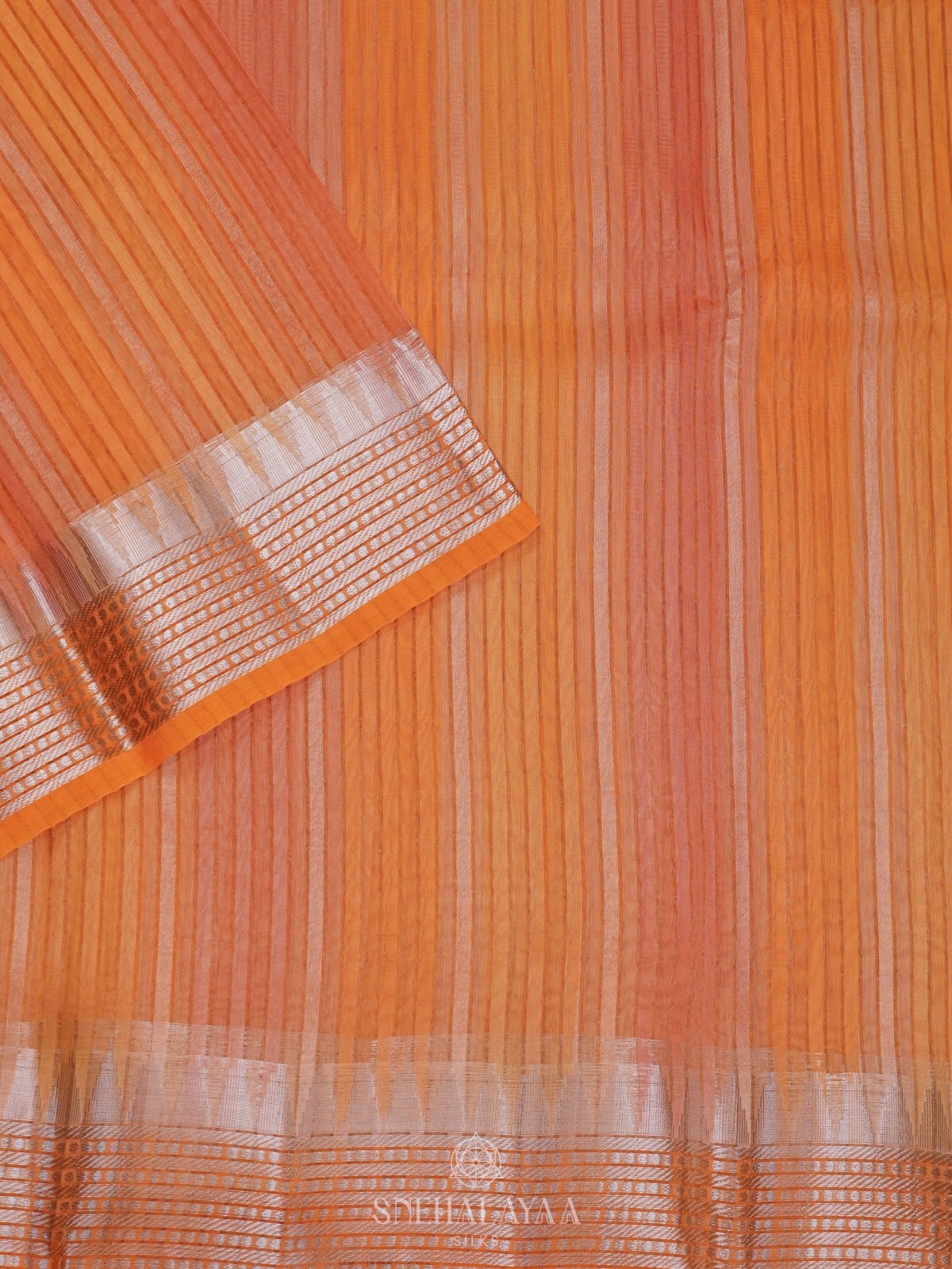 Multicolour Organza Saree