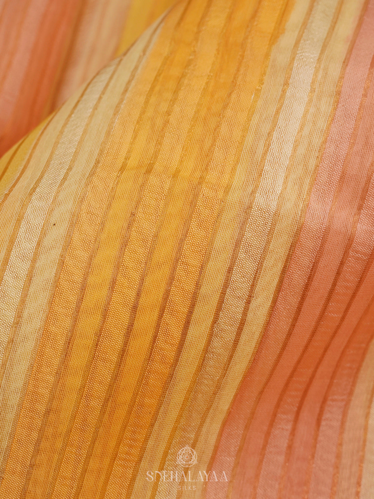 Multicolour Organza Saree