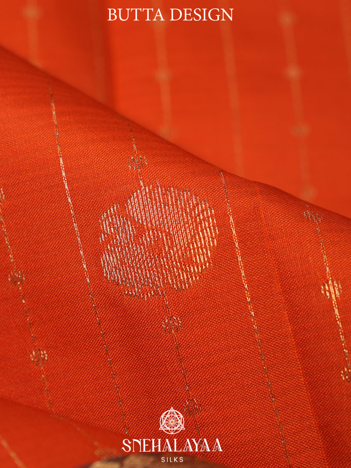 Orange Kanjivaram Silk Saree
