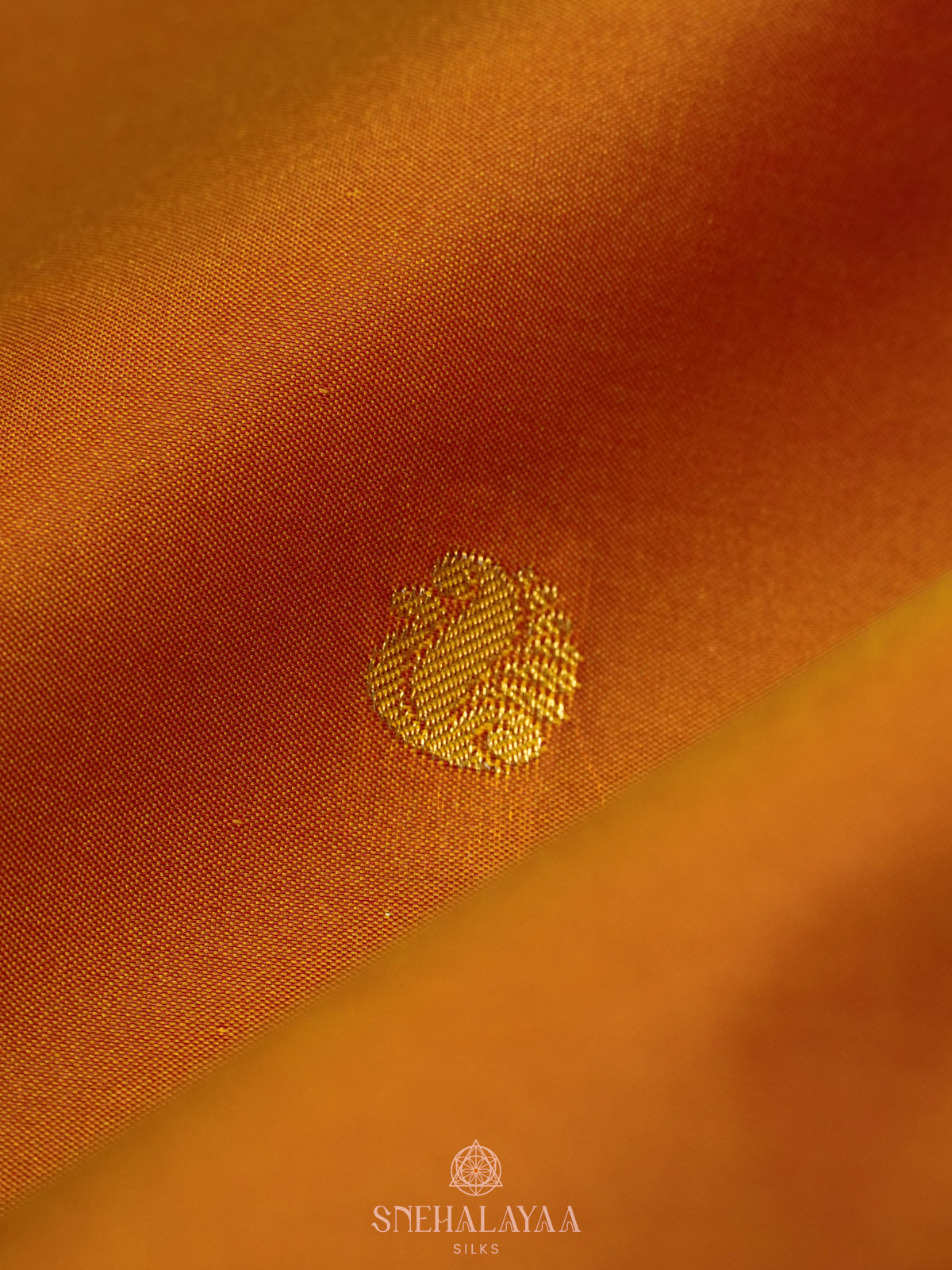 Mustard Yellow Art Silk Saree