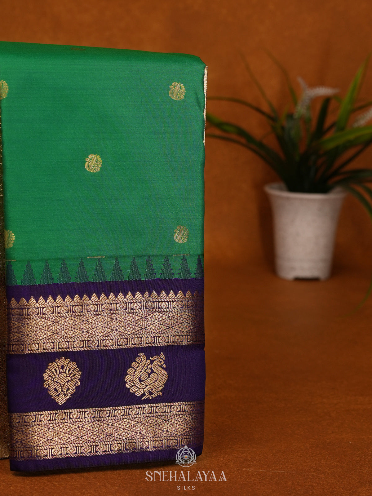 Green Art Silk Saree