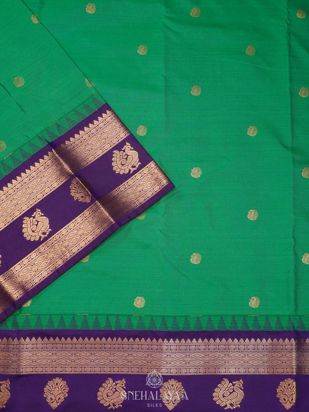 Green Art Silk Saree