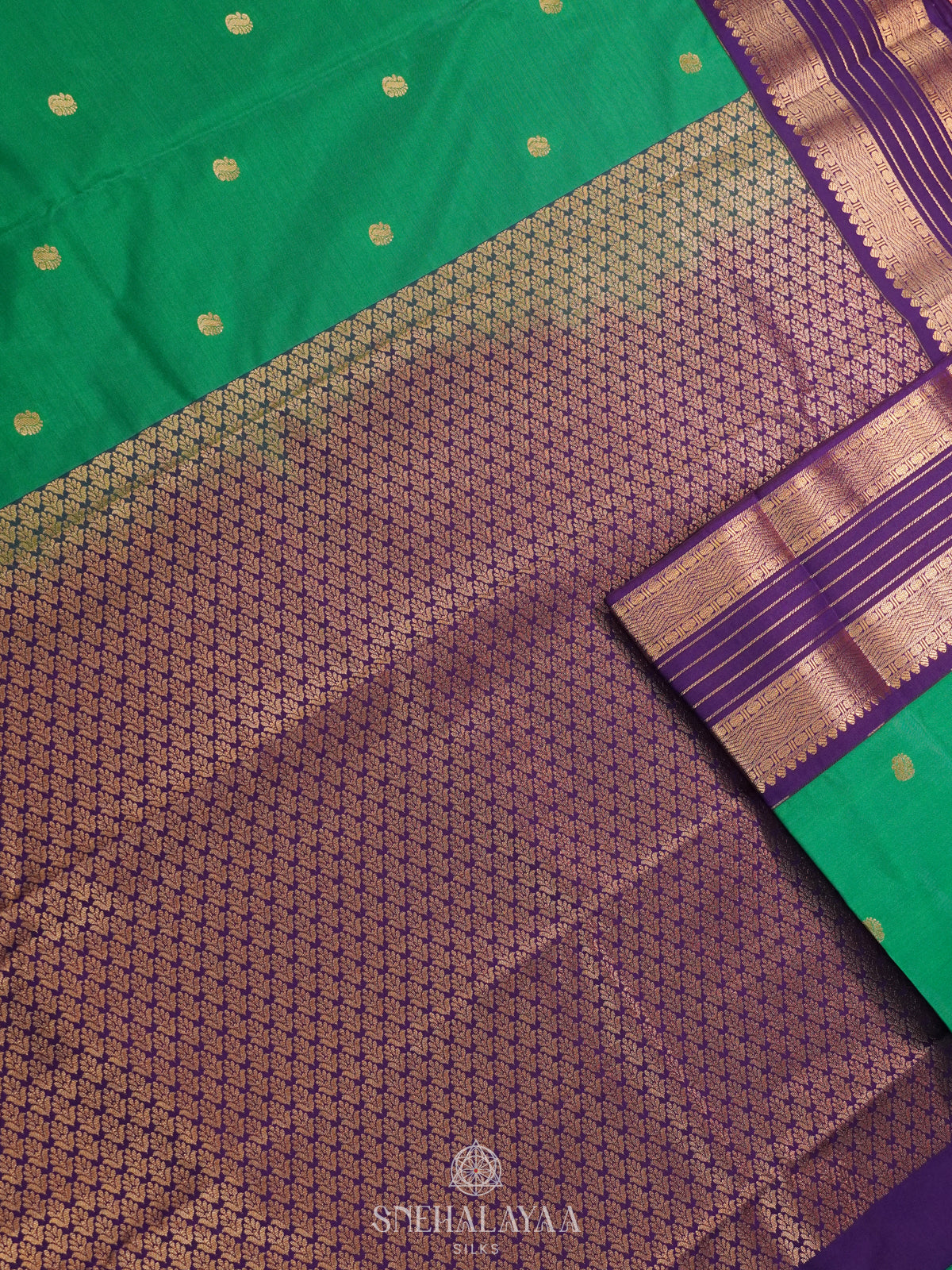 Green Art Silk Saree