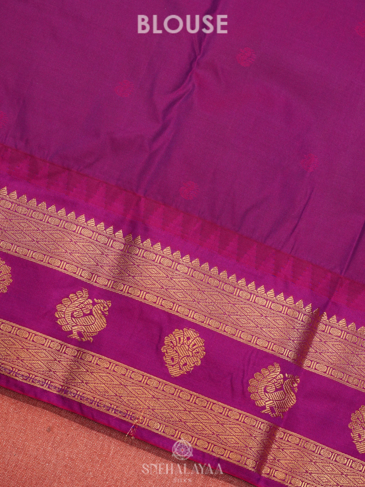 Brown Art Silk Saree