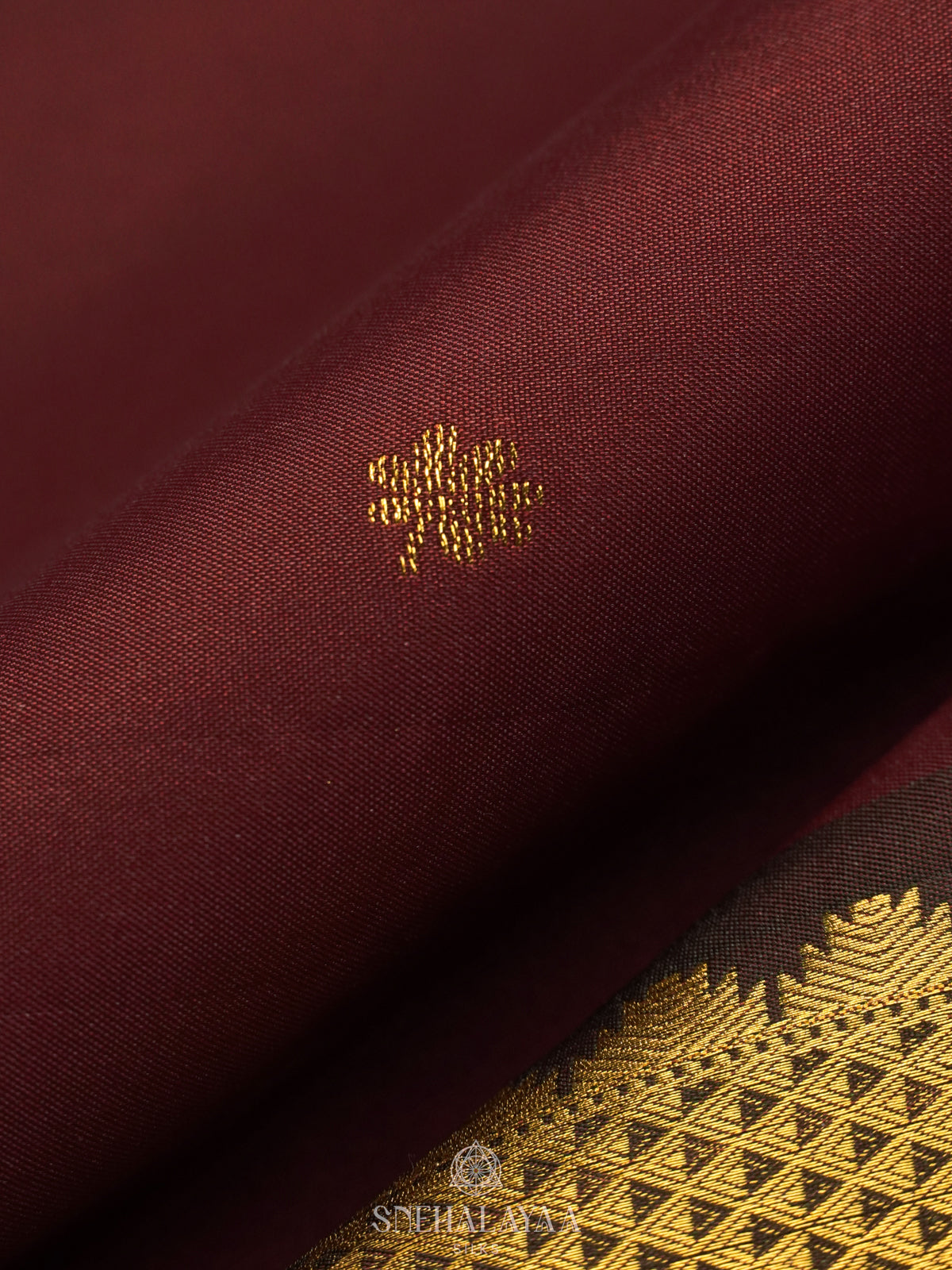 Coffee Brown Art Silk Saree