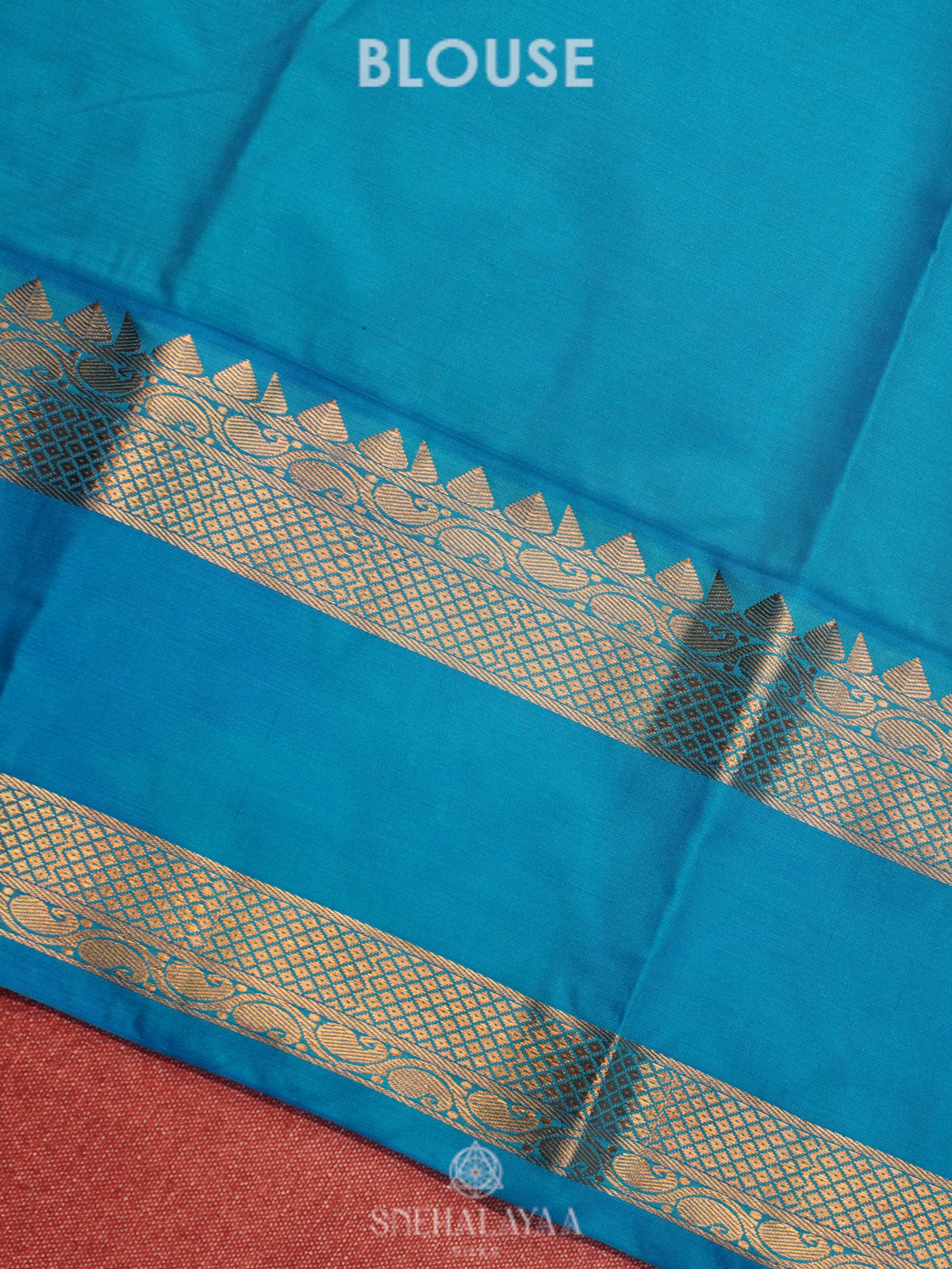 Ruby Red Art Silk Saree